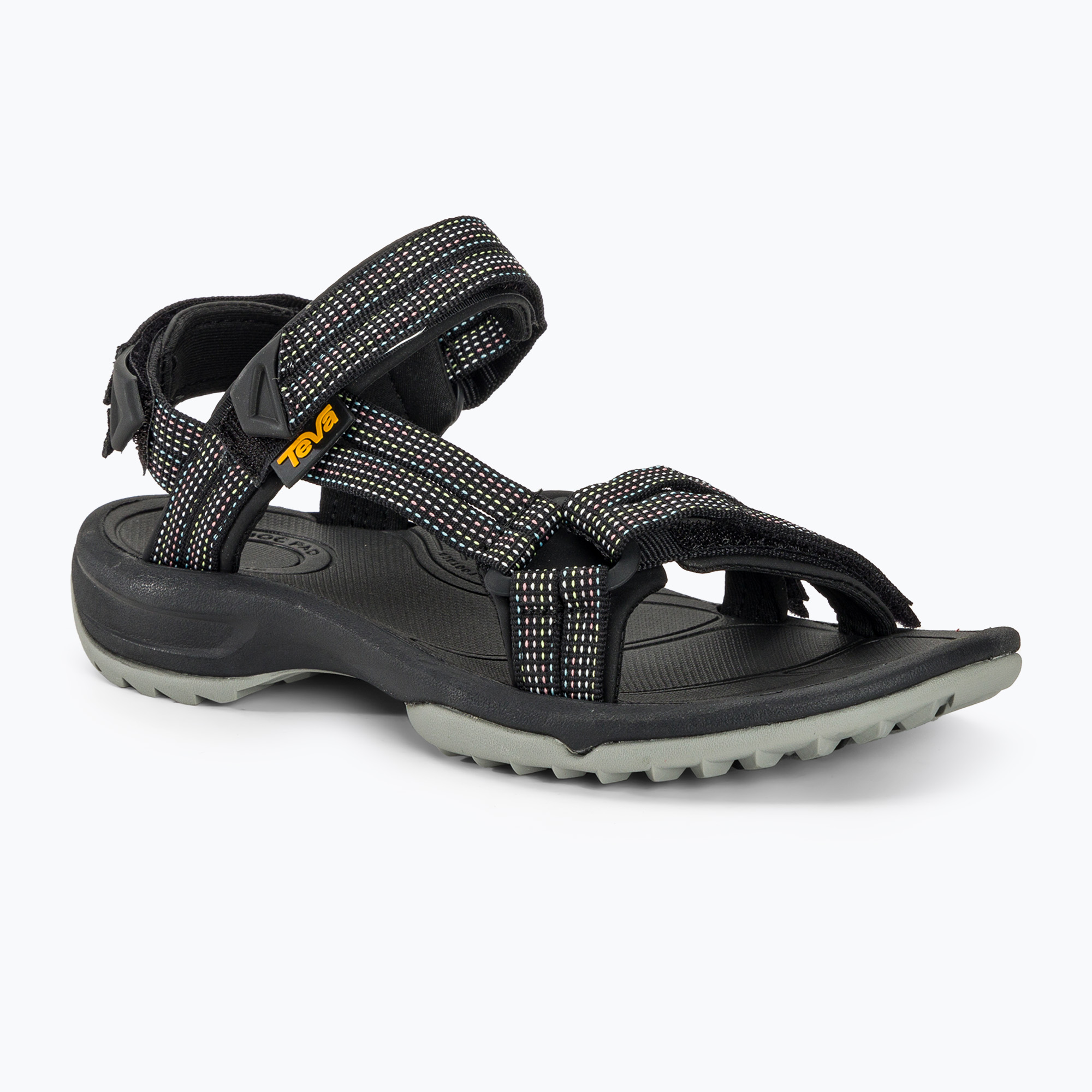 15%-kal olcsóbban.  Női szandál Teva Terra Fi Lite city lights black/pastel. Méret: 37 (6 US)