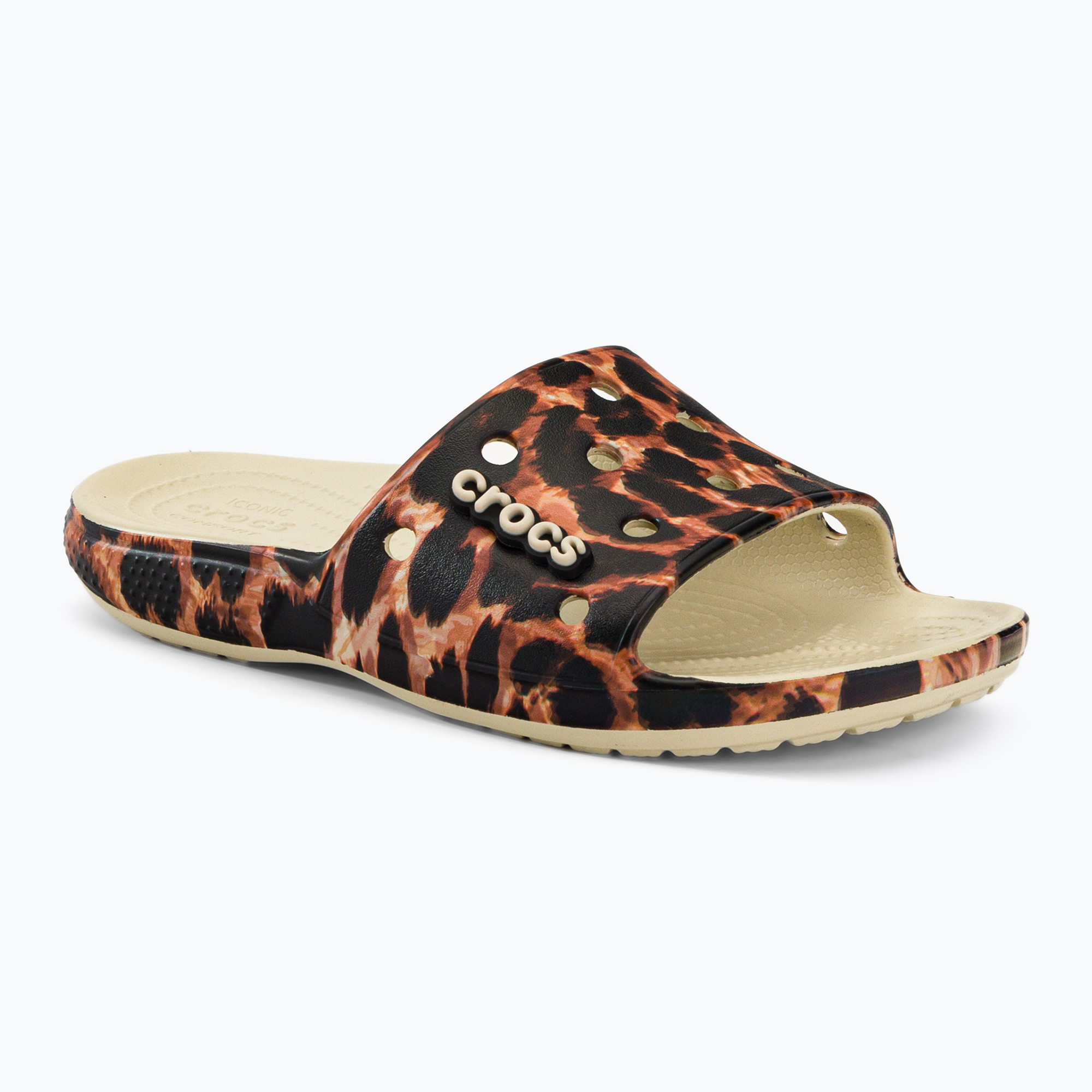 36%-kal olcsóbban.  Crocs Classic Crocs Animal Remix Slide fekete 207841-2Y4 flip flopok