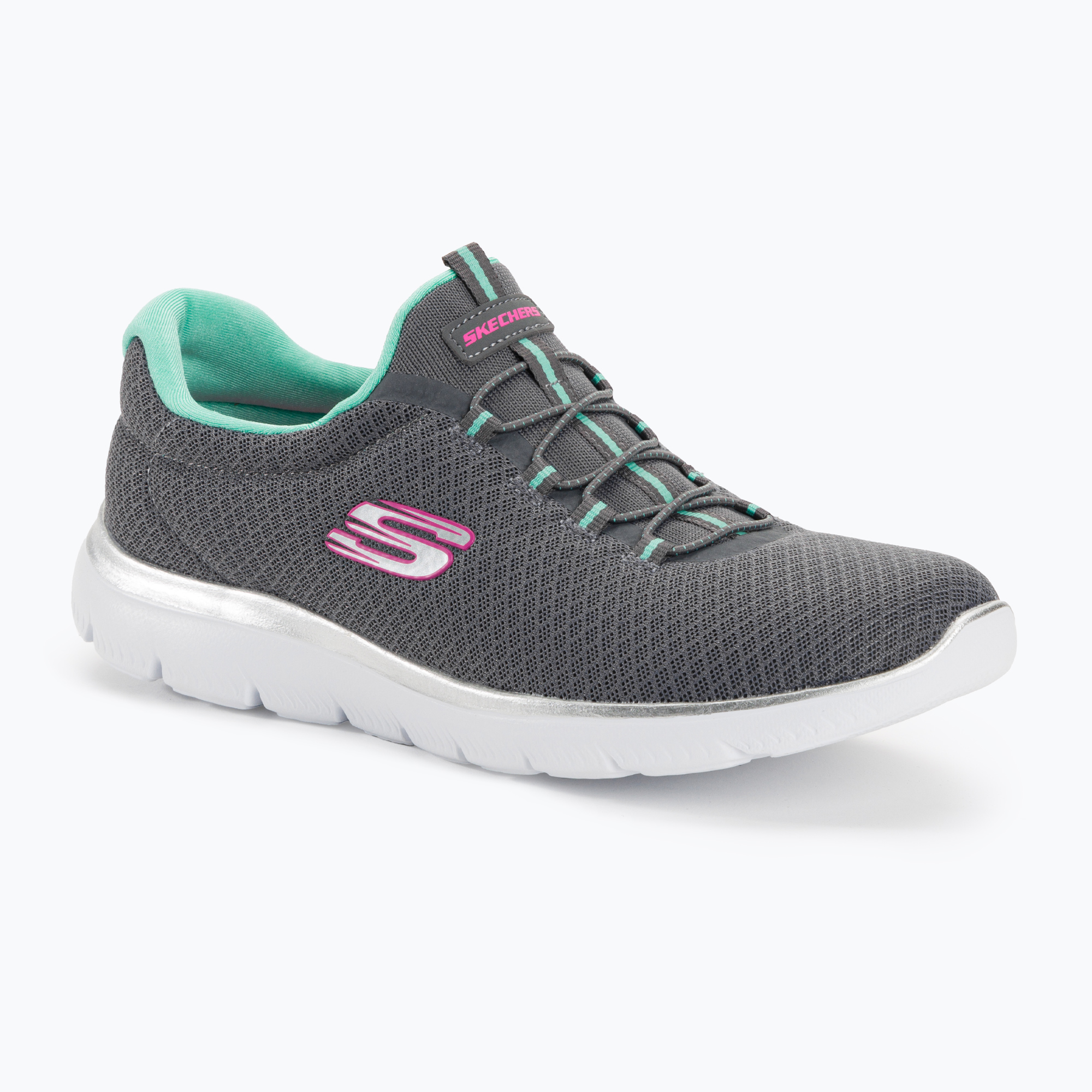 31%-kal olcsóbban.  SKECHERS Summits női edzőcipő faszén/zöld