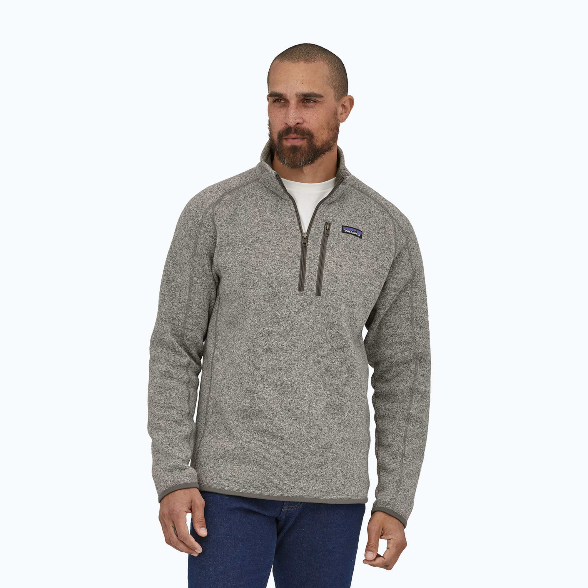 15%-kal olcsóbban.  Férfi Patagonia Better Sweater 1/4 Zip stonewash fleece melegítőfelső. Méret: XL
