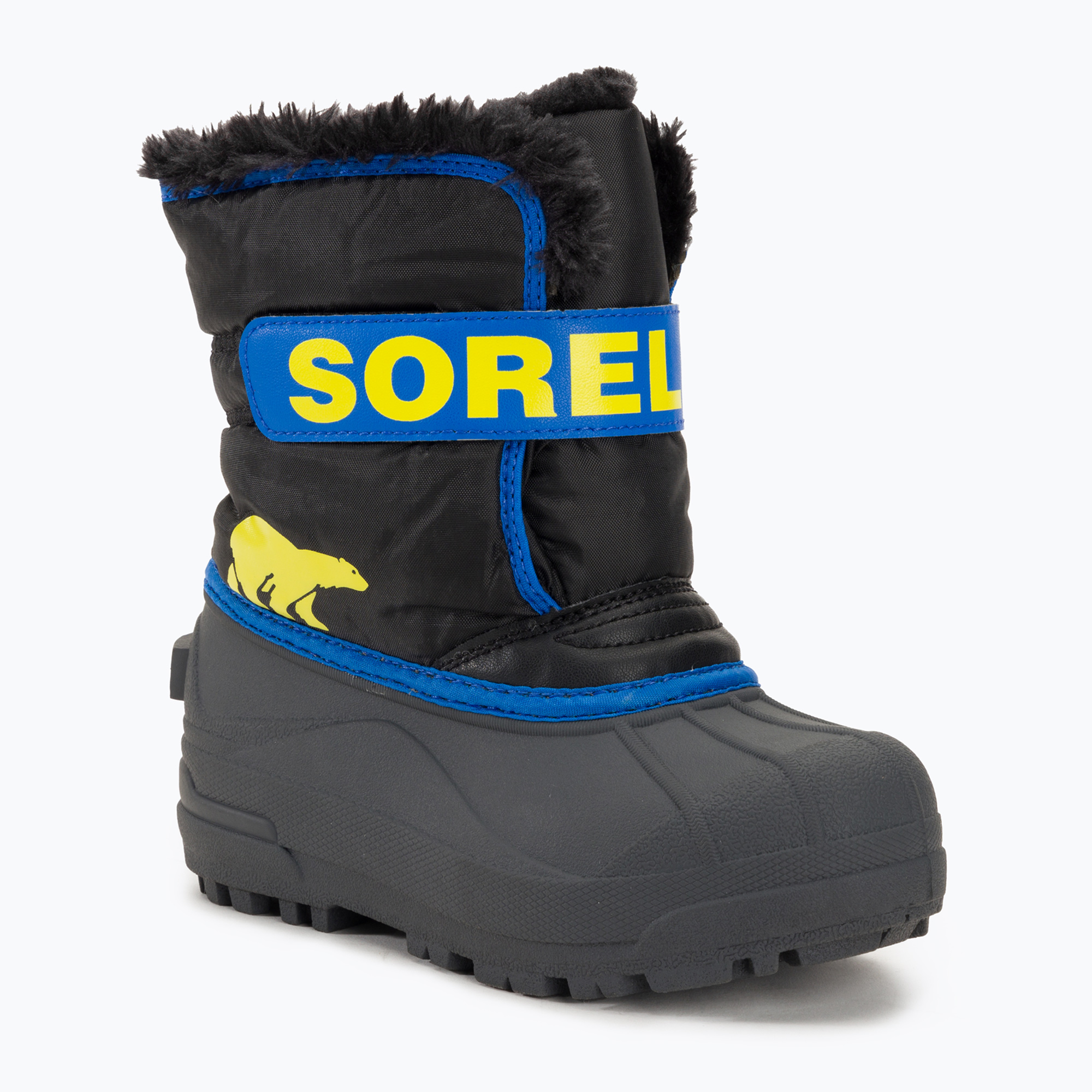 24%-kal olcsóbban.  Sorel Snow Commander junior hócipő fekete/szuperkék. Méret: 29 (12 US)