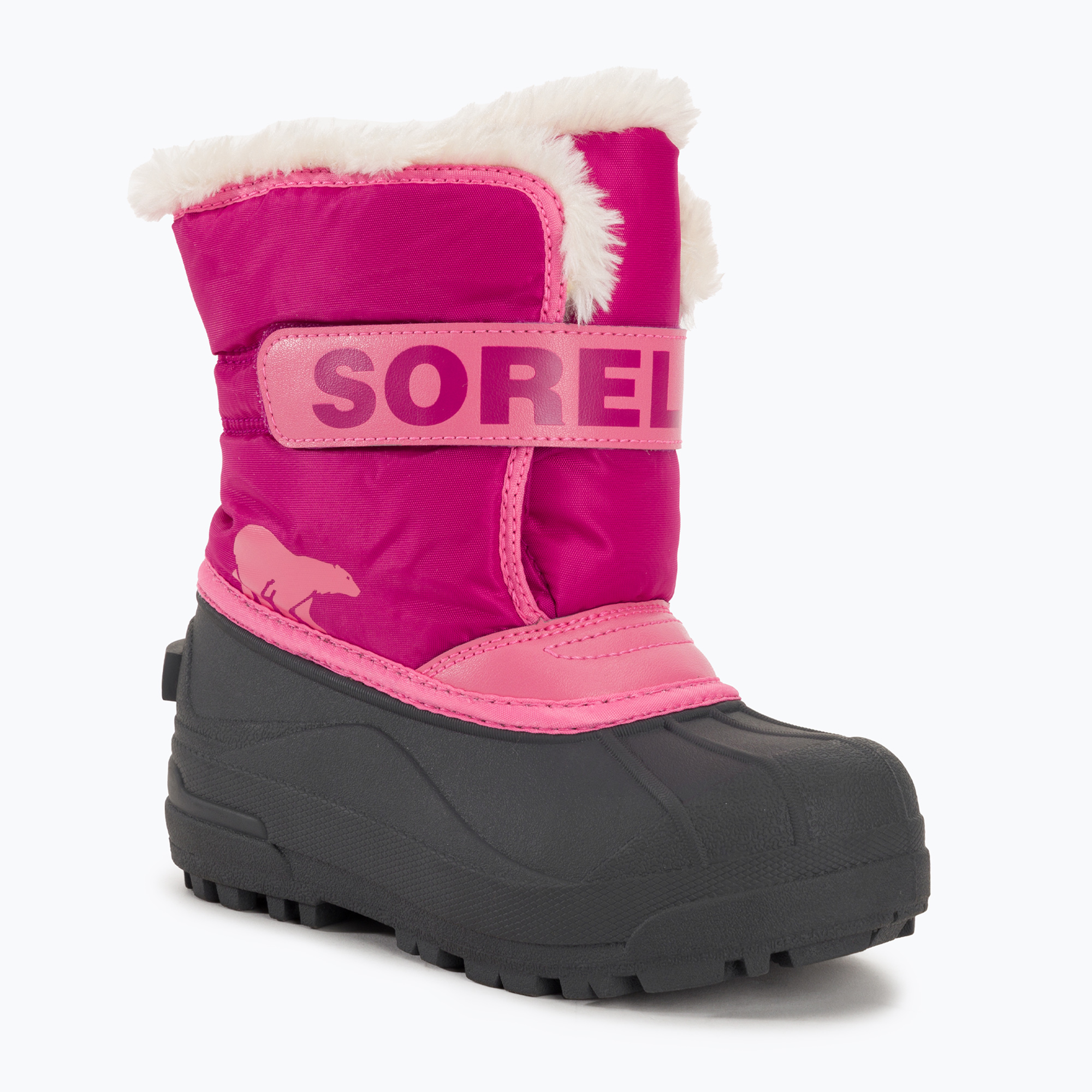24%-kal olcsóbban.  Sorel Snow Commander junior hócsizma trópusi rózsaszín/mélypiros színben. Méret: 27 (10 US)
