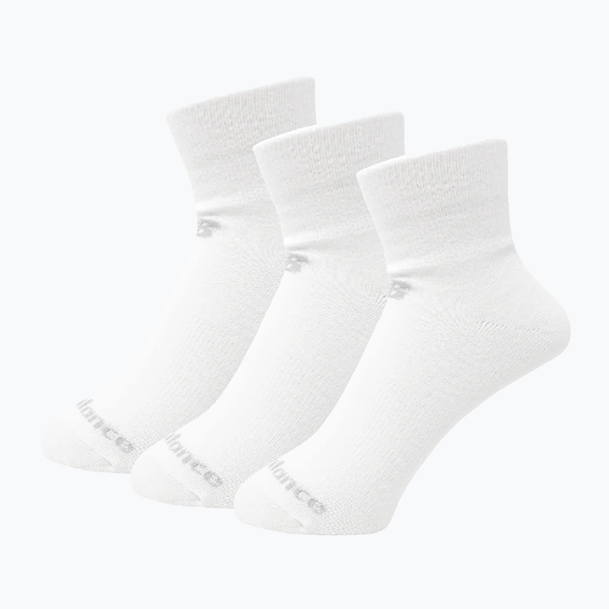 25%-kal olcsóbban.  New Balance Performance Cotton Flat Knit bokazokni 3 pár fehér