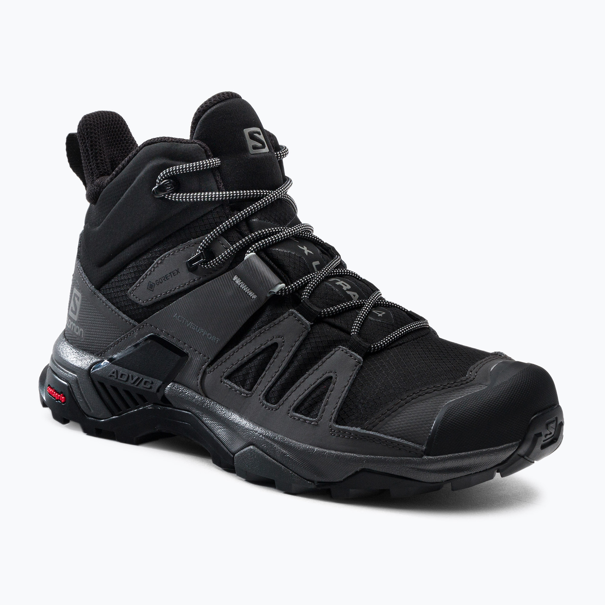 35%-kal olcsóbban.  Férfi túrabakancsok Salomon X Ultra 4 MID GTX fekete L41383400. Méret: 41 1/3 (7.5 UK)
