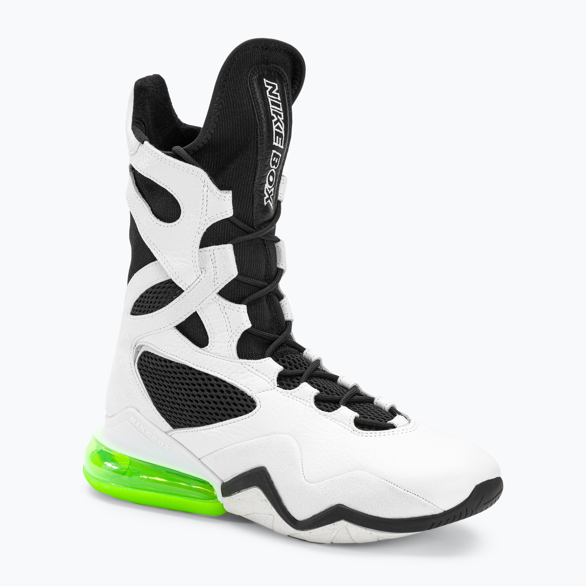 20%-kal olcsóbban.  Női Nike Air Max Box cipő fehér/fekete/elektromos zöld. Méret: 36.5 EU