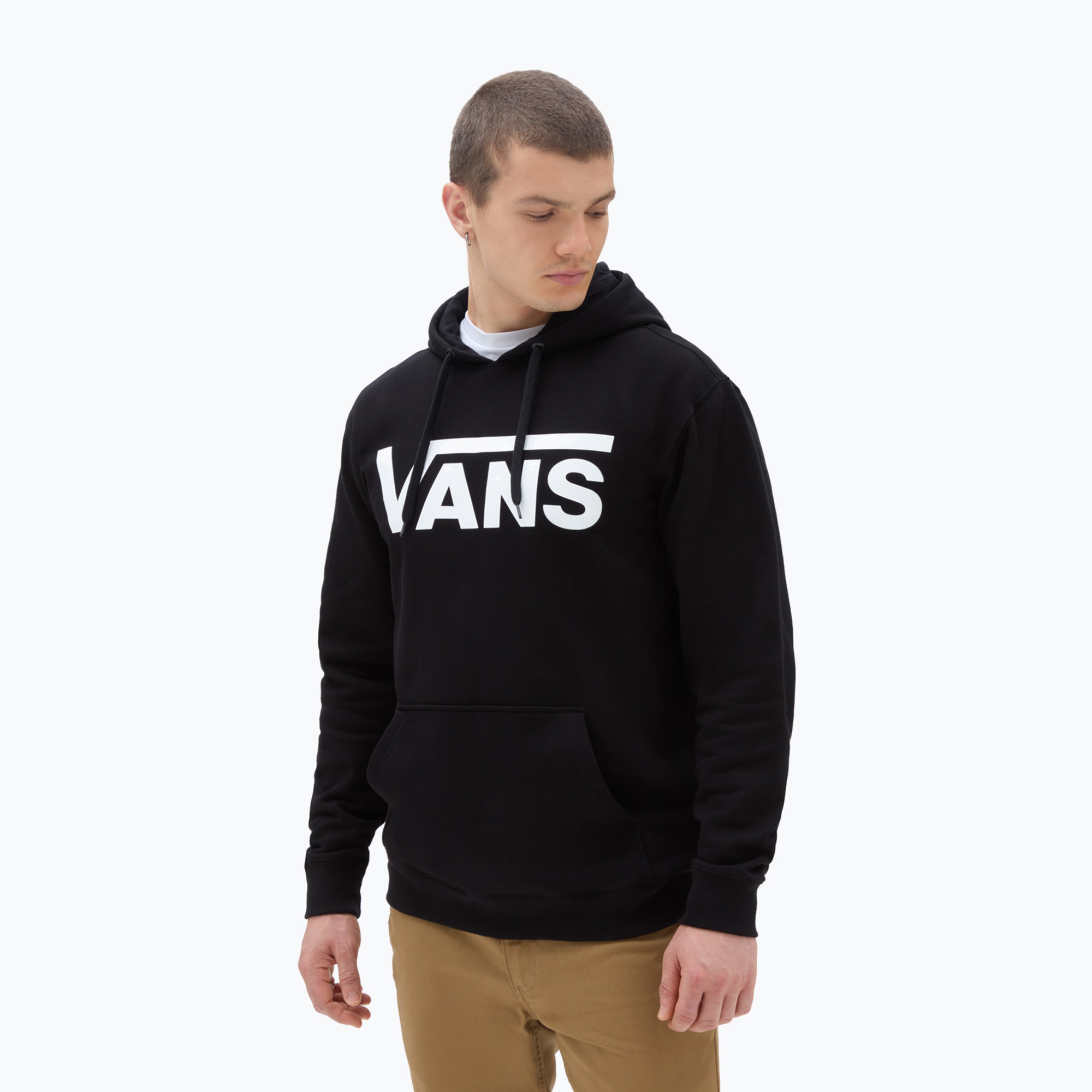 Férfi pulóver  Vans Mn Vans Classic Po Hoodie Ii black/white. Méret: M