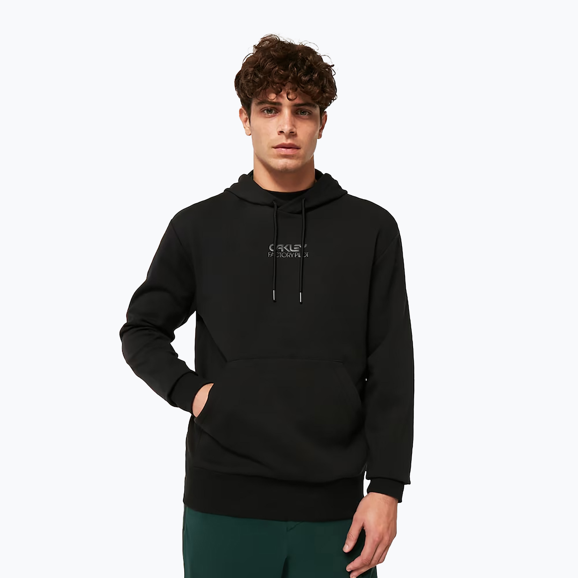 38%-kal olcsóbban.  Férfi Oakley Factory Pilot Rc Hoodie fekete FOA404506 kerékpáros melegítő pulóver. Méret: XL