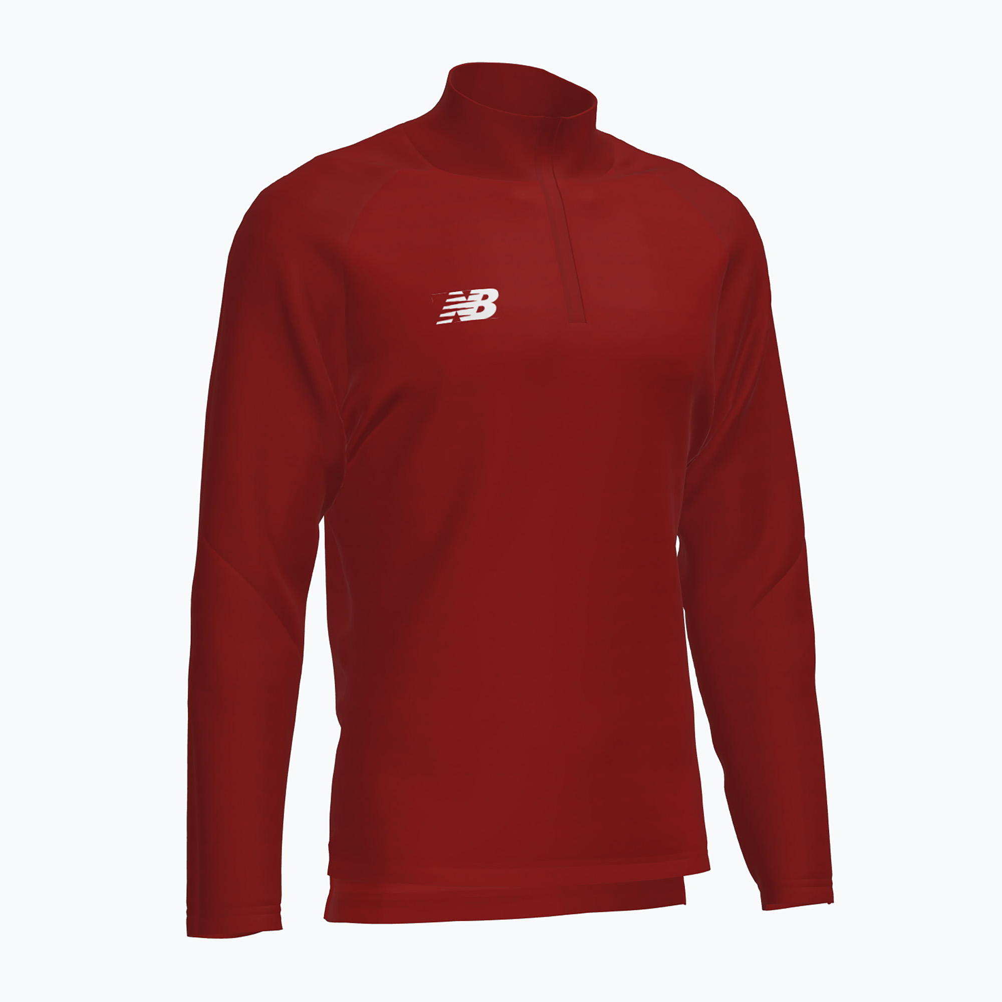 45%-kal olcsóbban.  Gyermek labdarúgó pulóver New Balance Training 1/4 Zip kötött bordó NBEJT9035. Méret: M