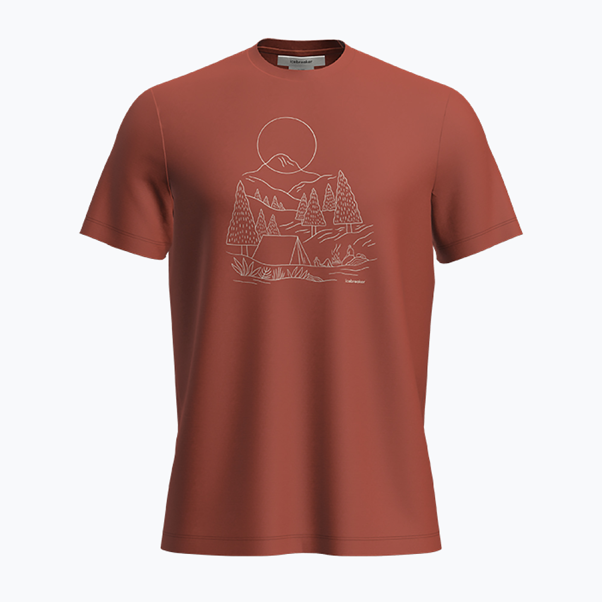 15%-kal olcsóbban.  férfi trekking póló icebreaker Merino 150 Tech Lite III molten. Méret: M