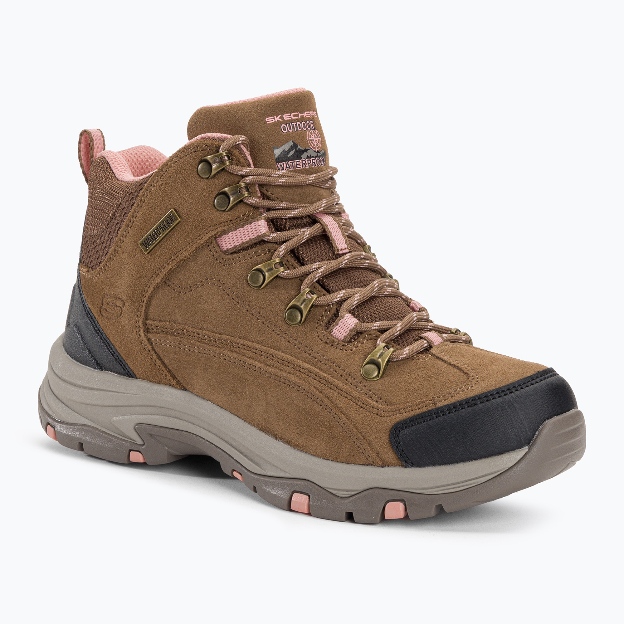 34%-kal olcsóbban.  Női túrabakancs SKECHERS Trego Alpine Trail barna/természetes. Méret: 40 EU