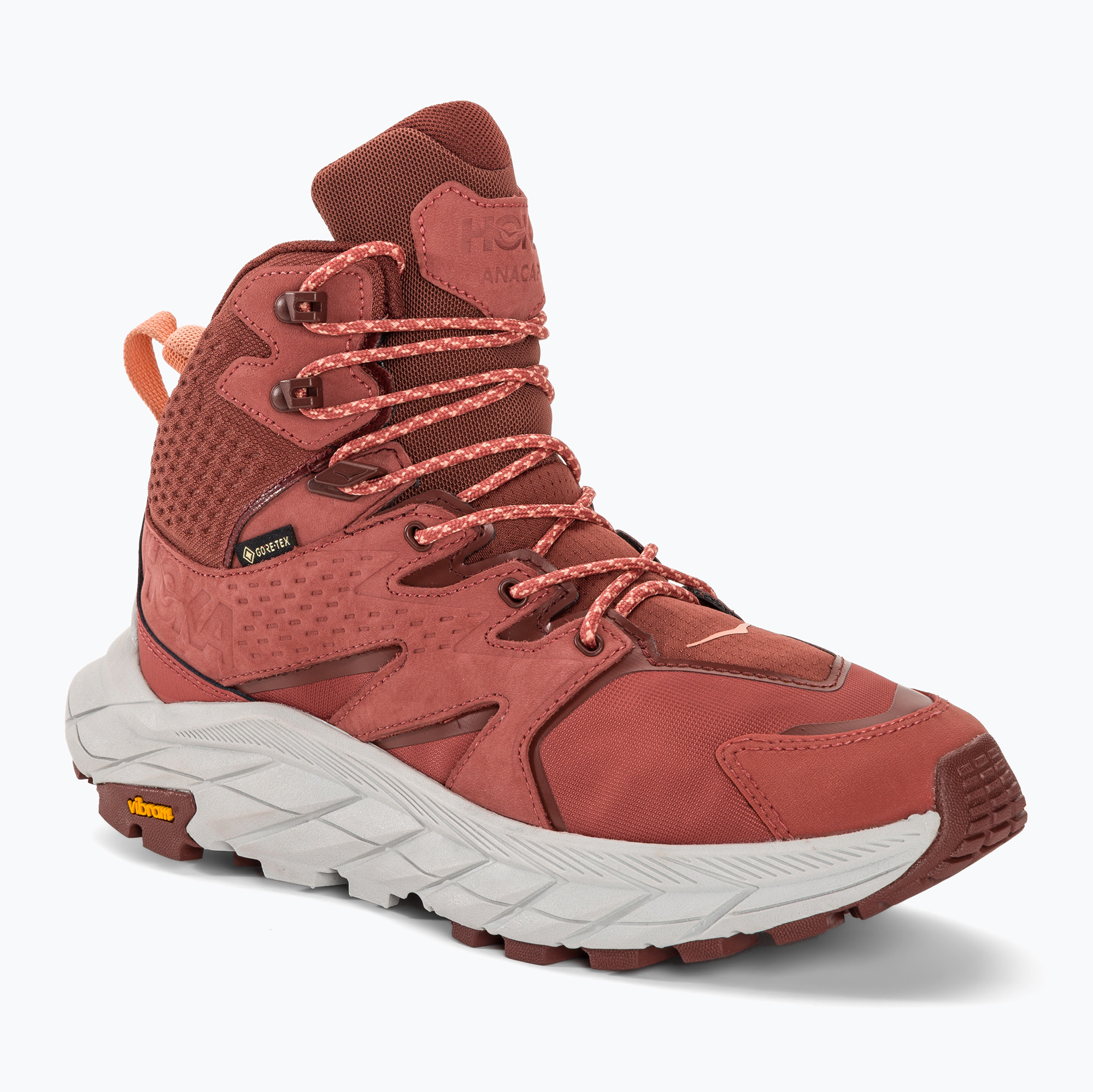 29%-kal olcsóbban.  Női túrabakancs HOKA Anacapa Mid GTX piros 1119372. Méret: 40 EU