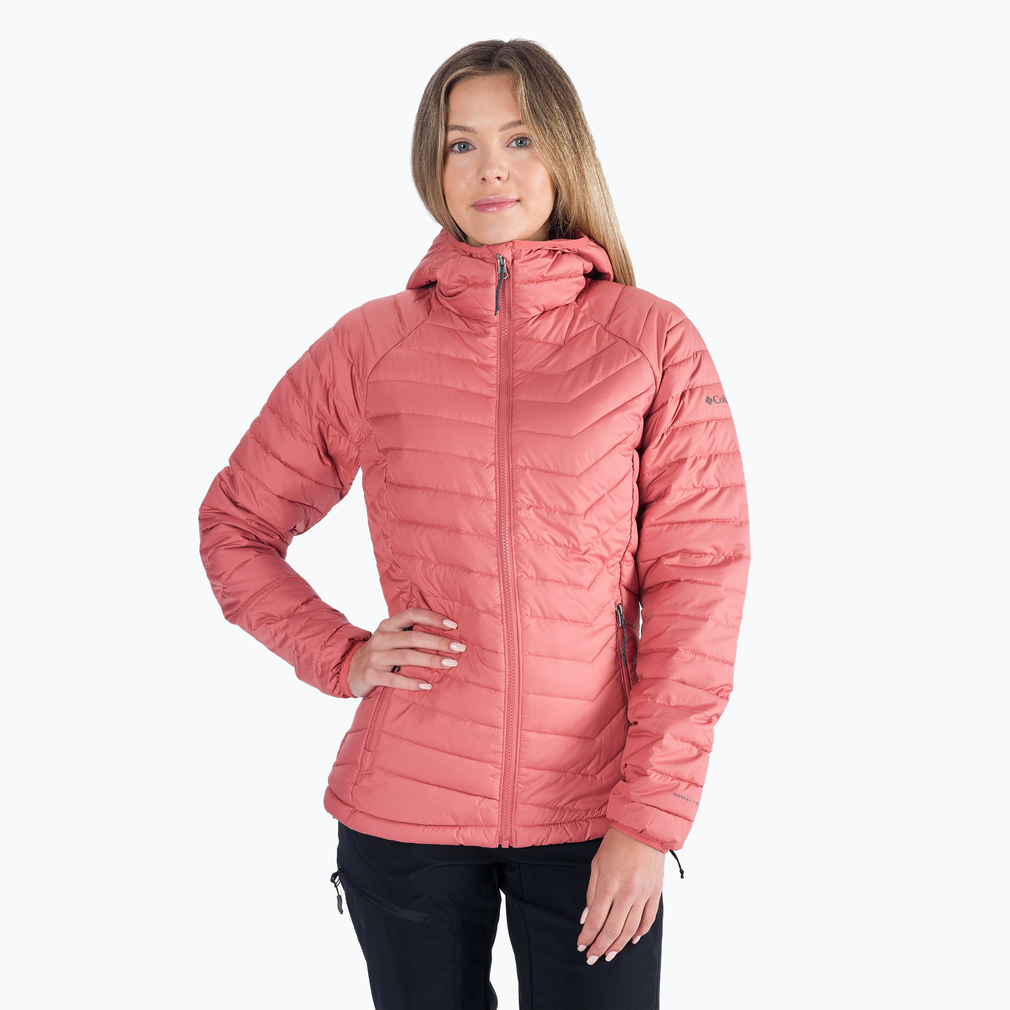 39%-kal olcsóbban.  Columbia Powder Lite Hooded rózsaszín női pehelypaplan dzseki 1699071. Méret: M