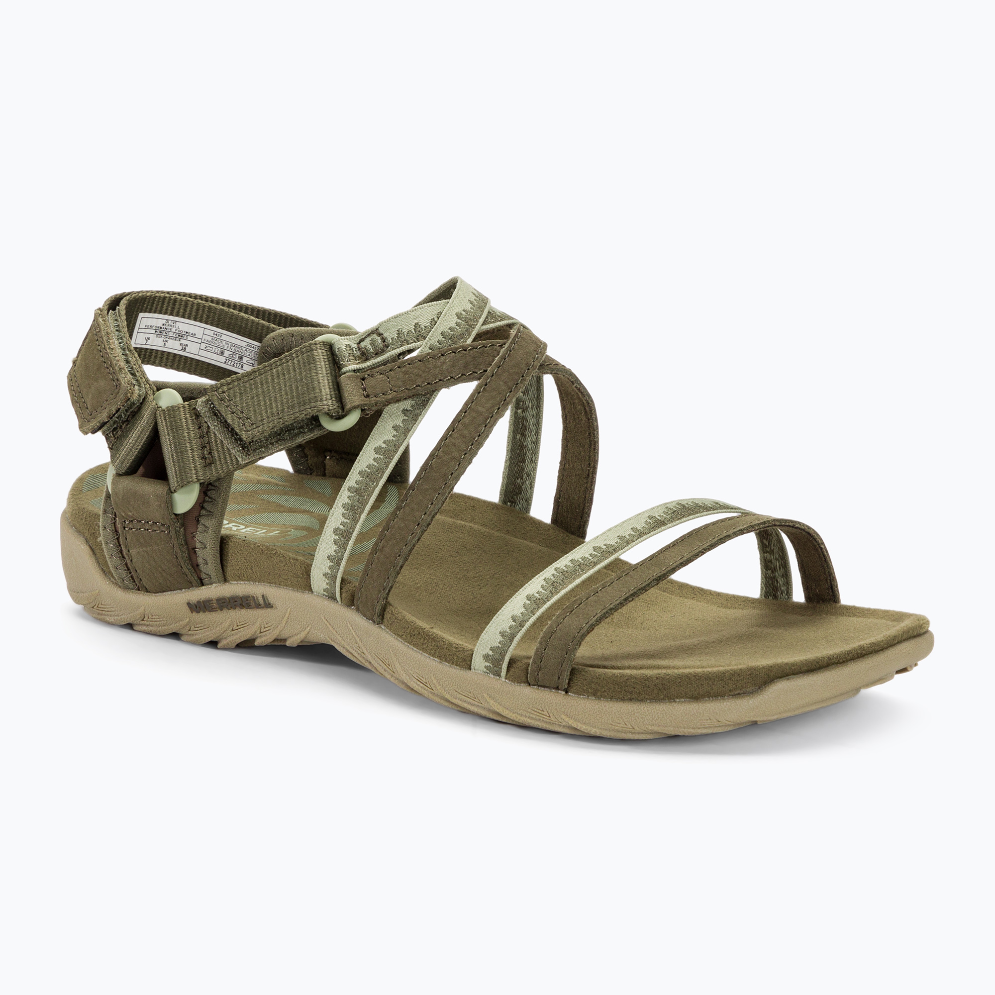 37%-kal olcsóbban.  Merrell Terran 3 Cush Lattice olíva női szandál