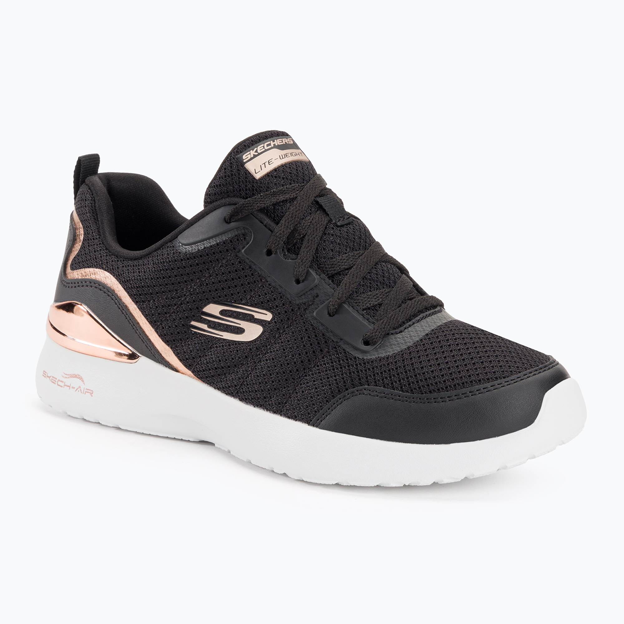 31%-kal olcsóbban.  Női edzőcipő SKECHERS Skech-Air Dynamight The Halcyon fekete/rózsa arany. Méret: 37 EU