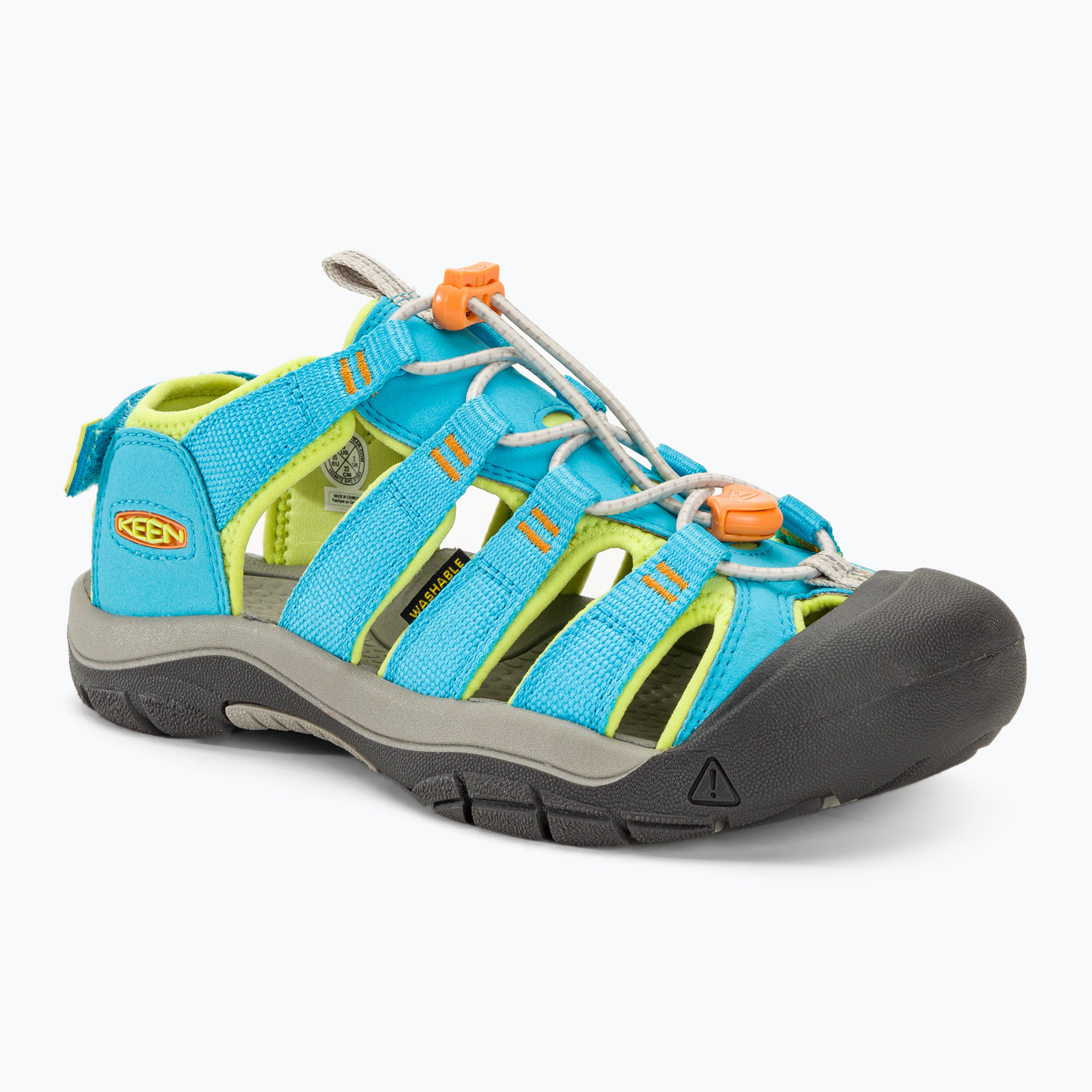 15%-kal olcsóbban.  Junior szandál KEEN Newport Boundless blue atoll/daiquiri green. Méret: 34 EU