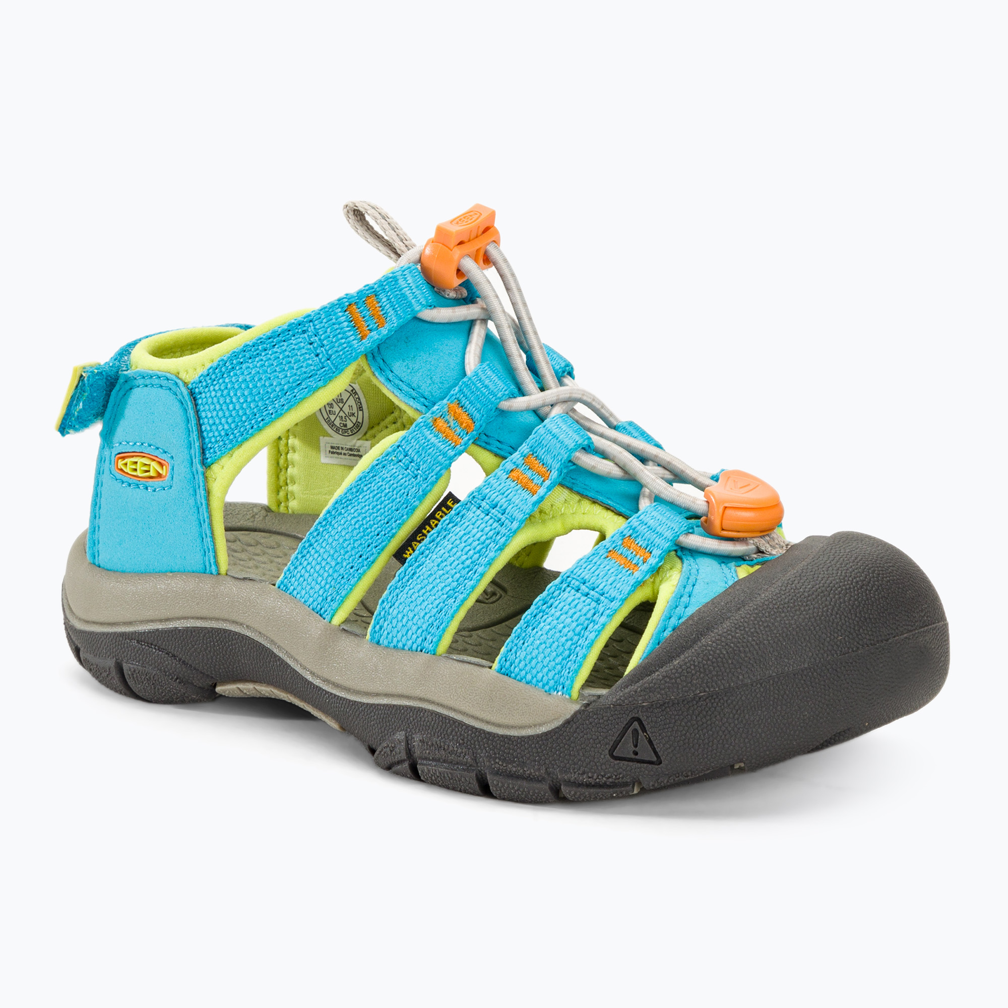 15%-kal olcsóbban.  Gyermek szandál KEEN Newport Boundless blue atoll/daiquiri green. Méret: 31 EU