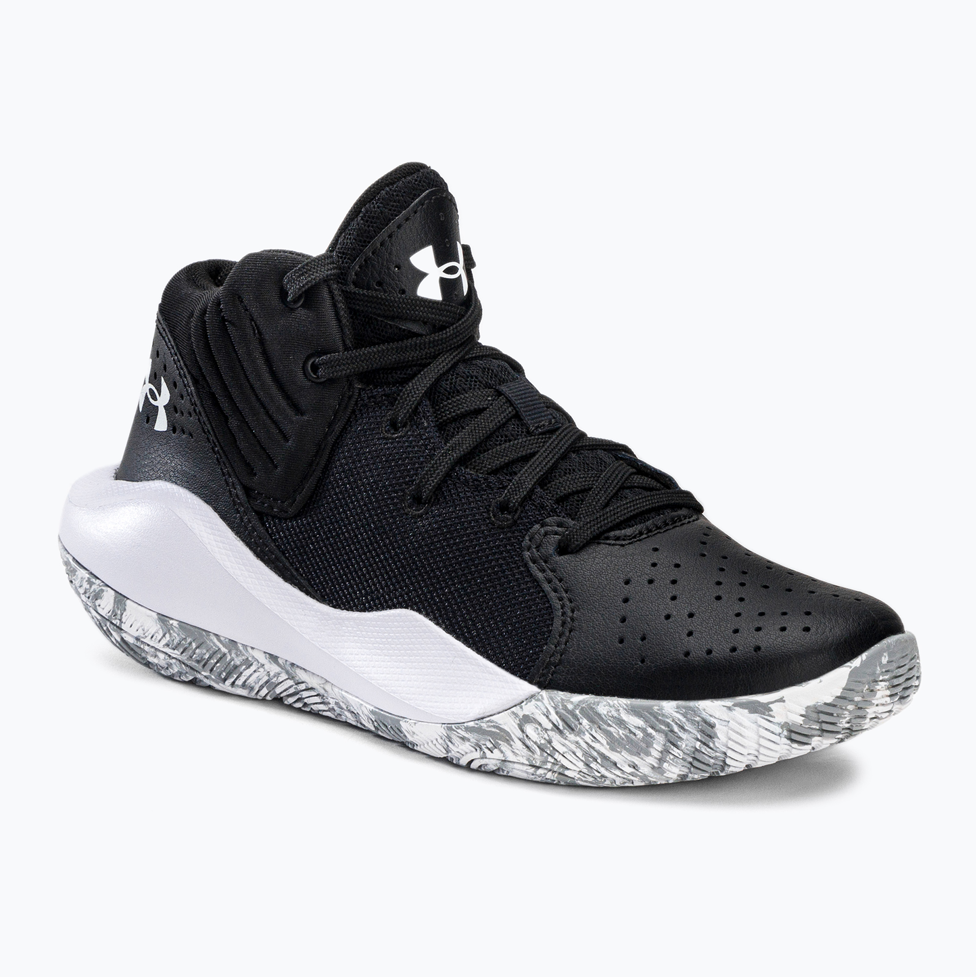17%-kal olcsóbban.  Under Armour GS Jet '21 001 fekete-fehér gyerek kosárlabda cipő UAR-3024794001-001-4.5. Méret: 38 (5.5 US)