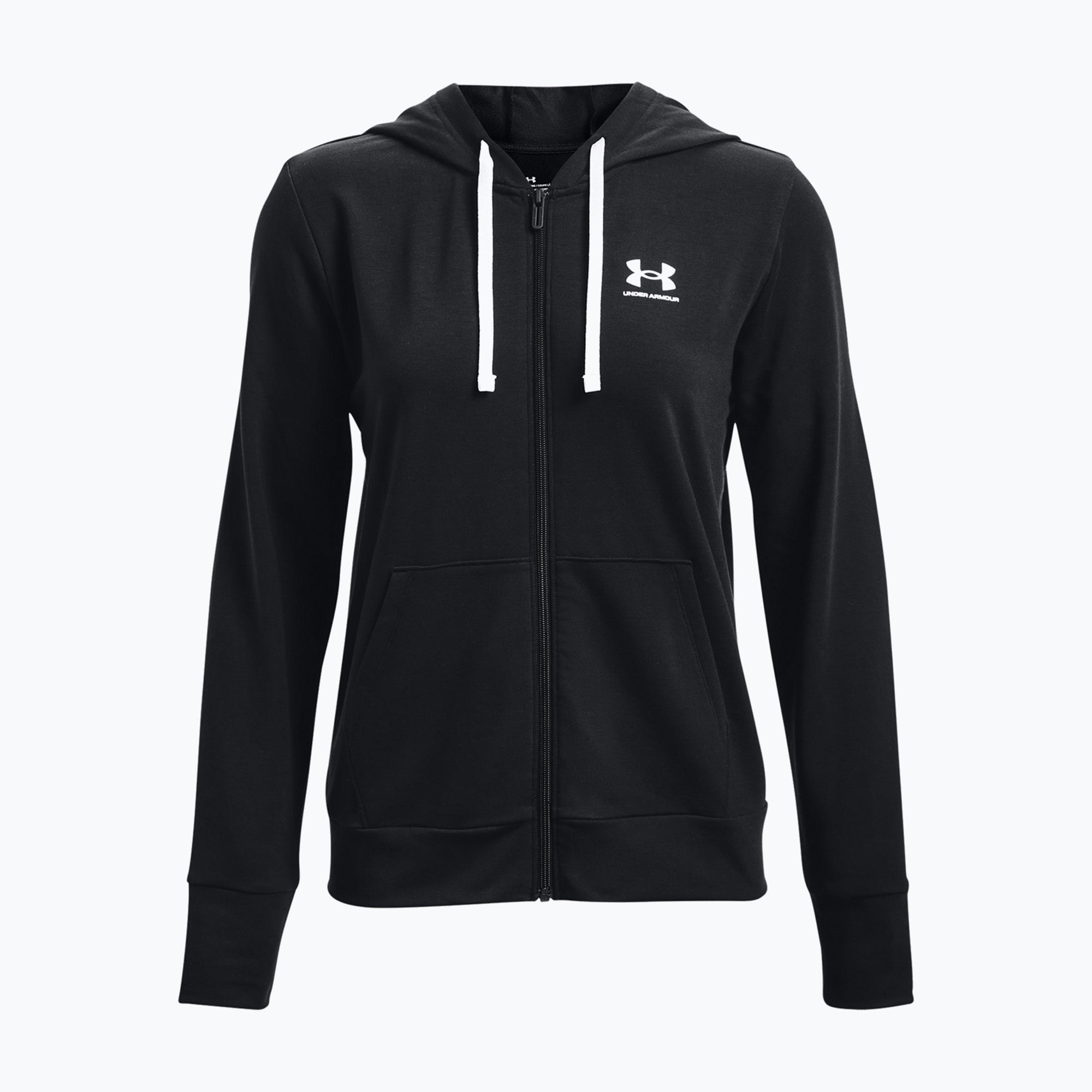 36%-kal olcsóbban.  Under Armour női edzőpulóver Rival Terry Full Zip kapucnis pulóver fekete 1369853. Méret: XS