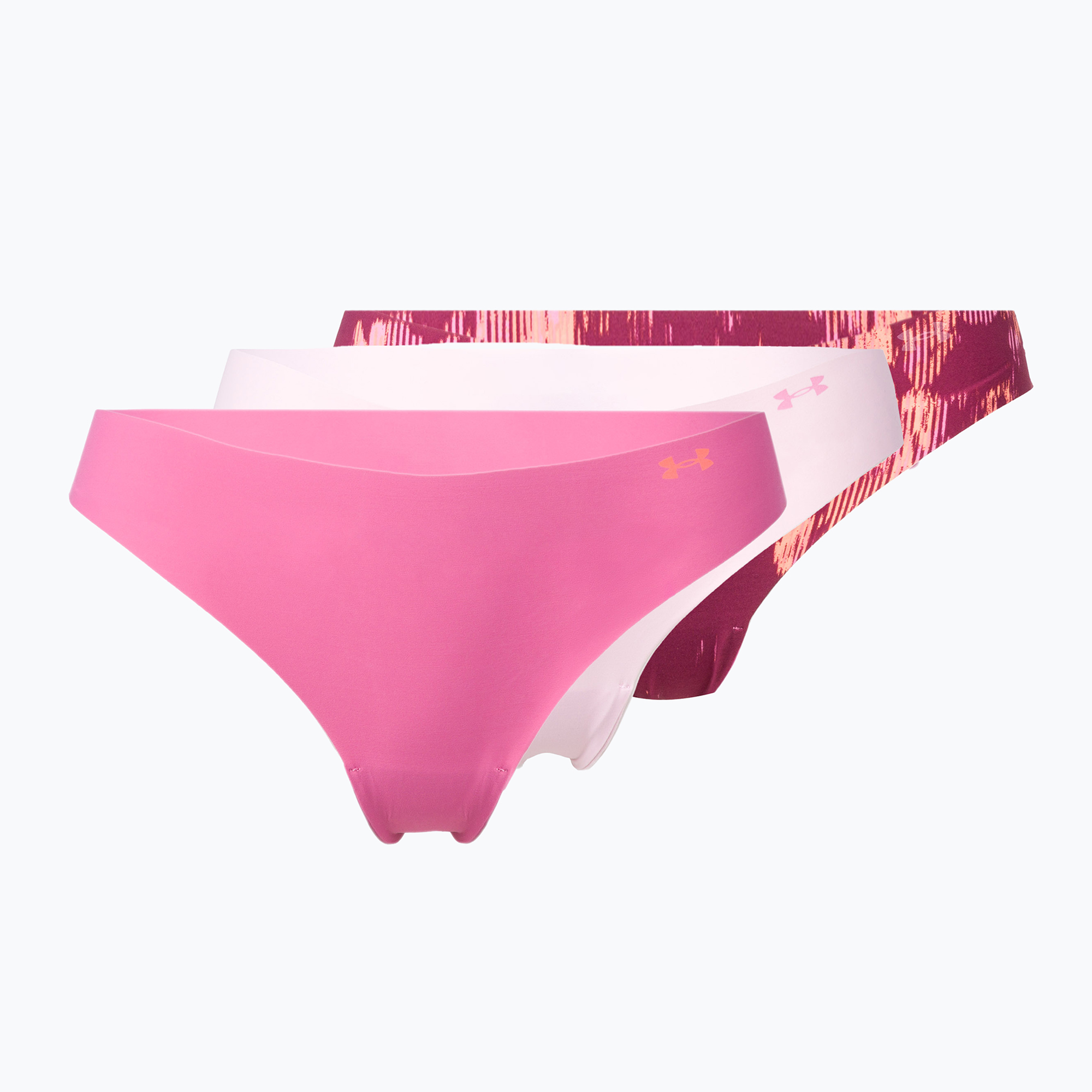38%-kal olcsóbban.  Under Armour női varrás nélküli női bugyi Ps Thong 3-Pack rózsaszín 1325617-669. Méret: XL