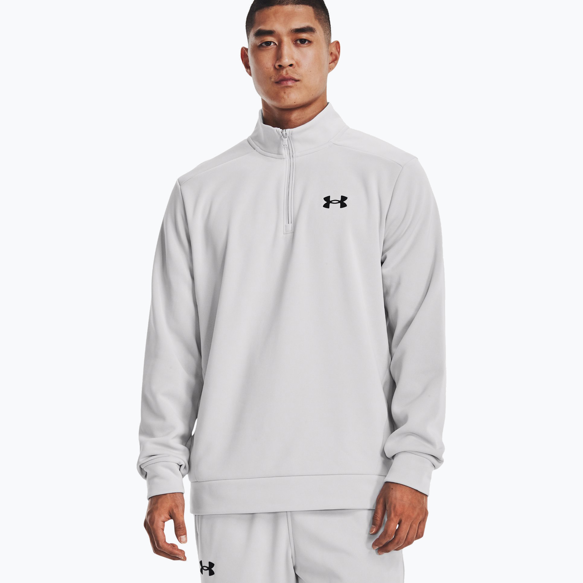 33%-kal olcsóbban.  Under Armour Armour Fleece 1/4 Zip szürke férfi edzőpulóver 1373358-014. Méret: S