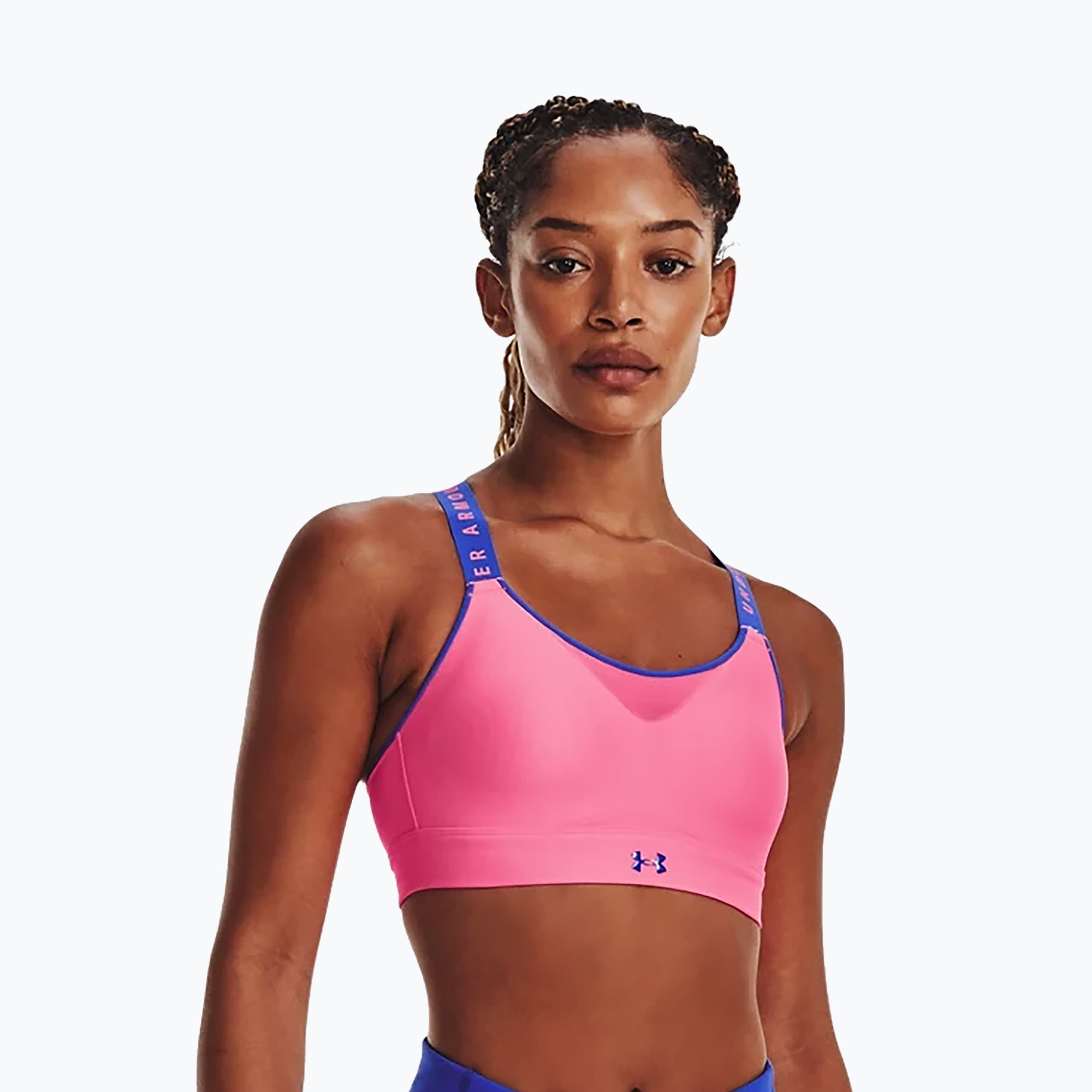 40%-kal olcsóbban.  Under Armour Infinity High női edzőmelltartó rózsaszín 1351994. Méret: XS