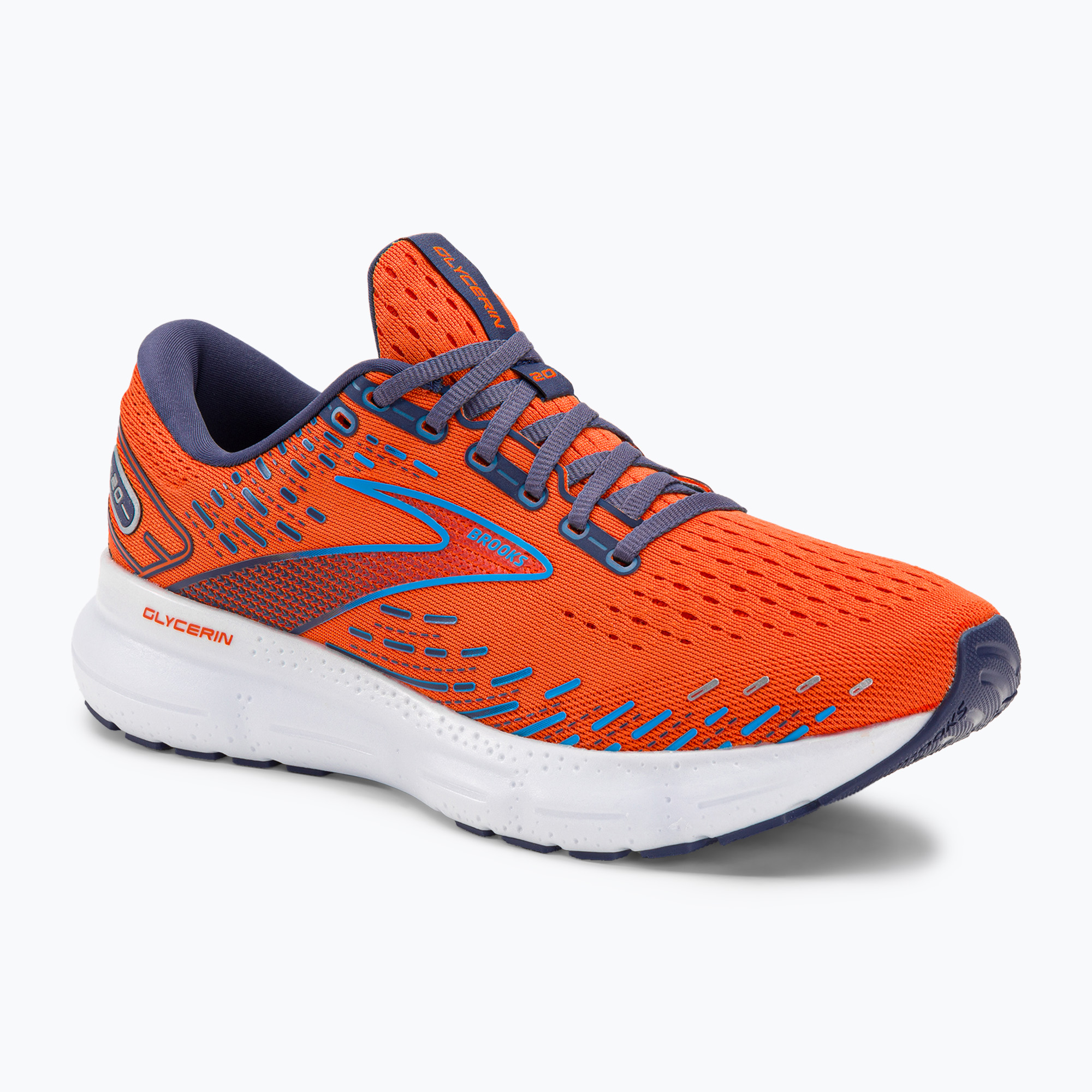 17%-kal olcsóbban.  Férfi futócipő Brooks Glycerin 20 narancs/korona kék/kék