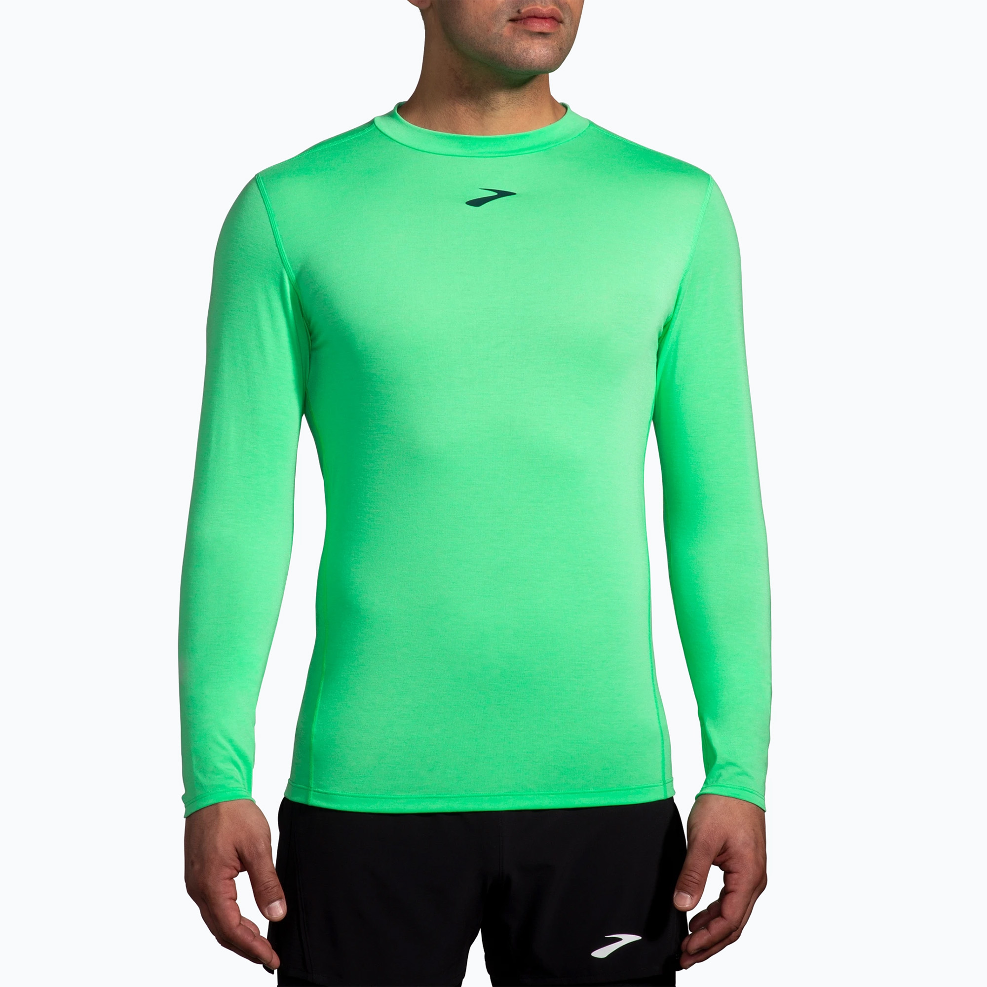Férfi futó hosszú ujjú  Brooks High Point hyper green