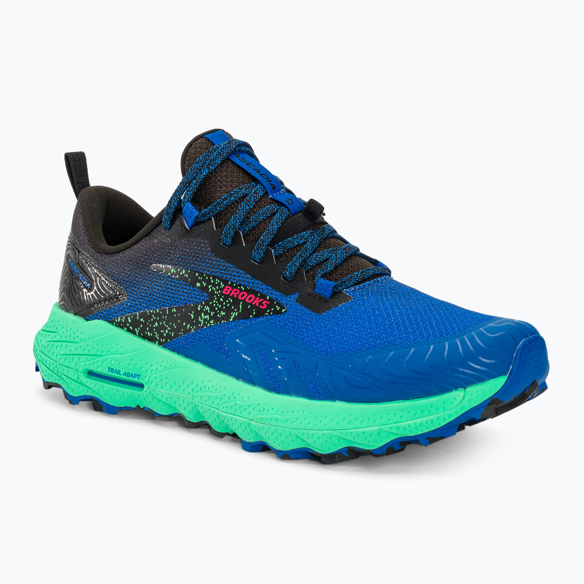 15%-kal olcsóbban.  Férfi futócipő  Brooks Cascadia 17 victoria blue/black/spring bud