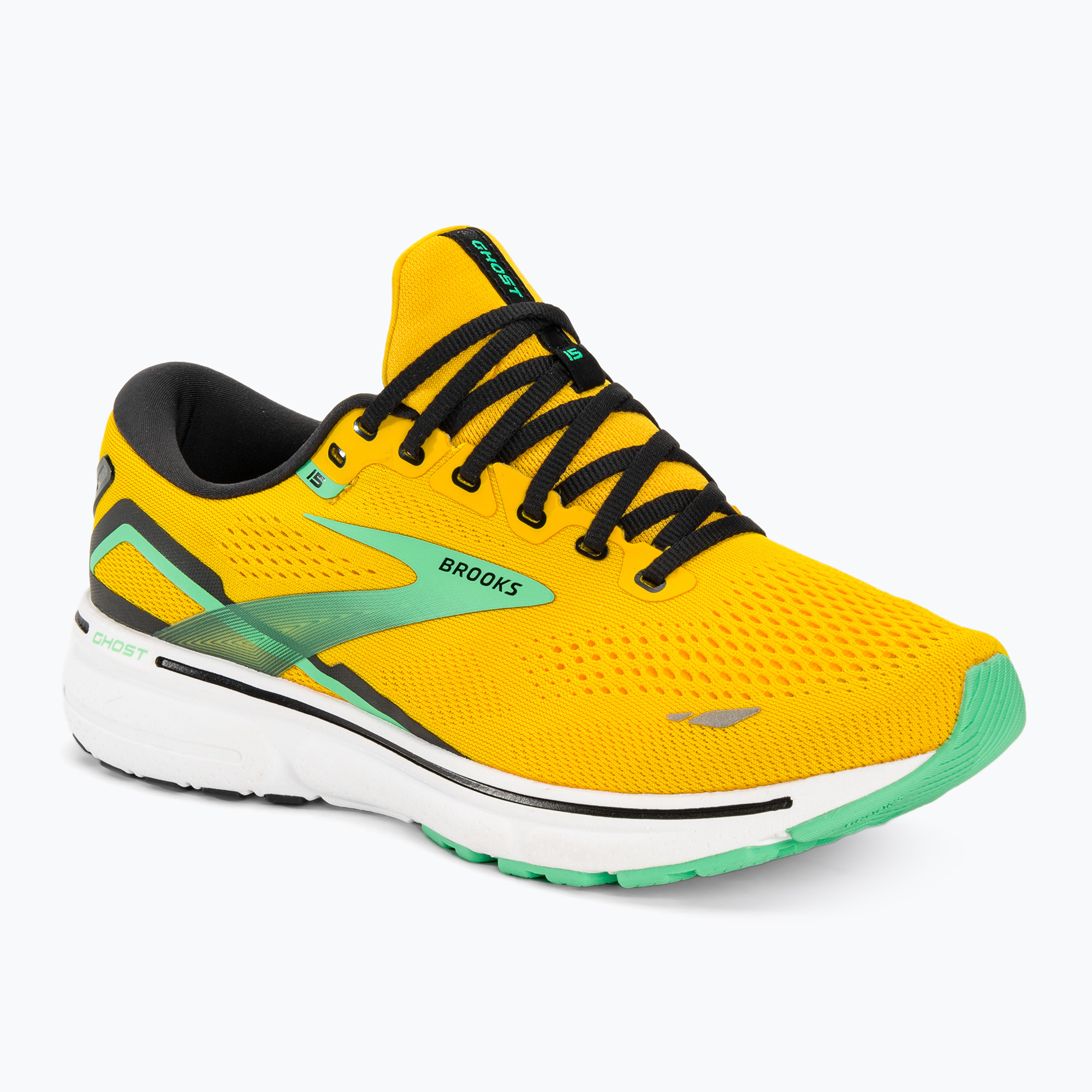 15%-kal olcsóbban.  Férfi futócipő  Brooks Ghost 15 lemon chrome/black/springbud