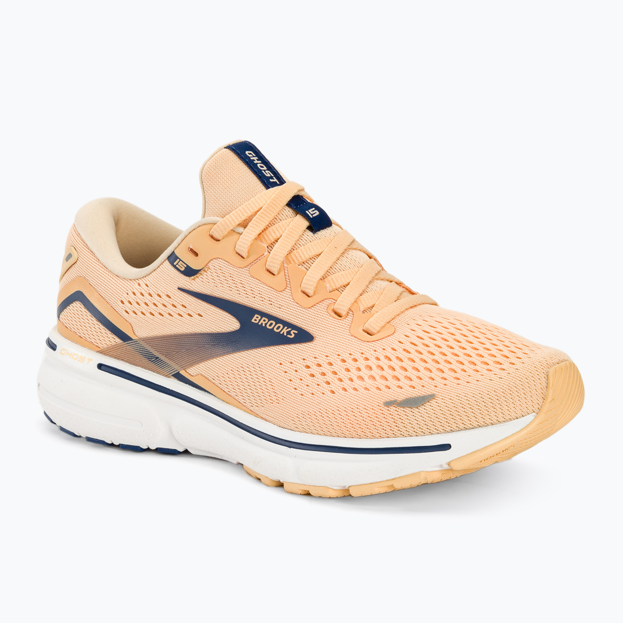 15%-kal olcsóbban.  női futócipő  Brooks Ghost 15 apricot/estate blue/white