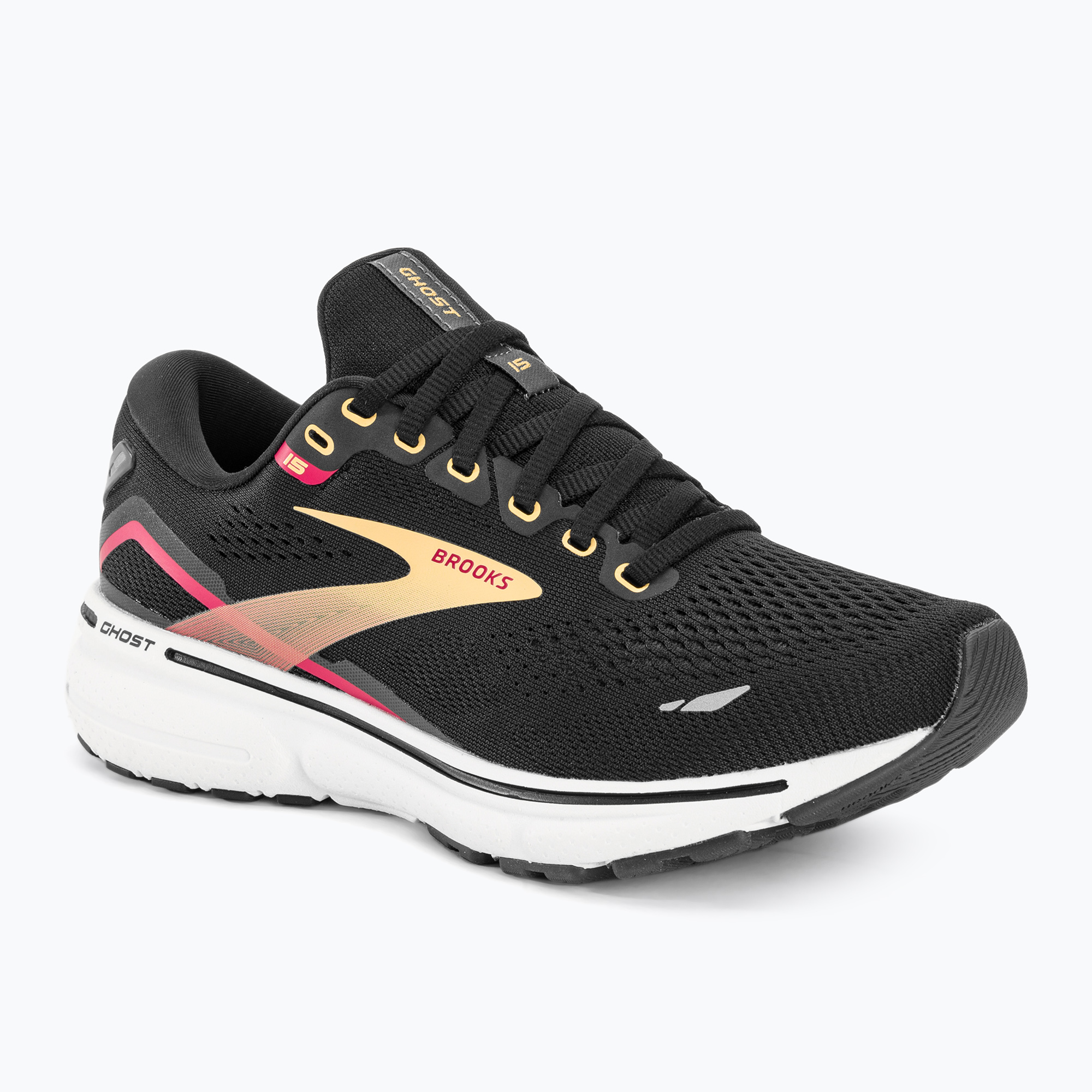15%-kal olcsóbban.  női futócipő  Brooks Ghost 15 black/orange/raspberry
