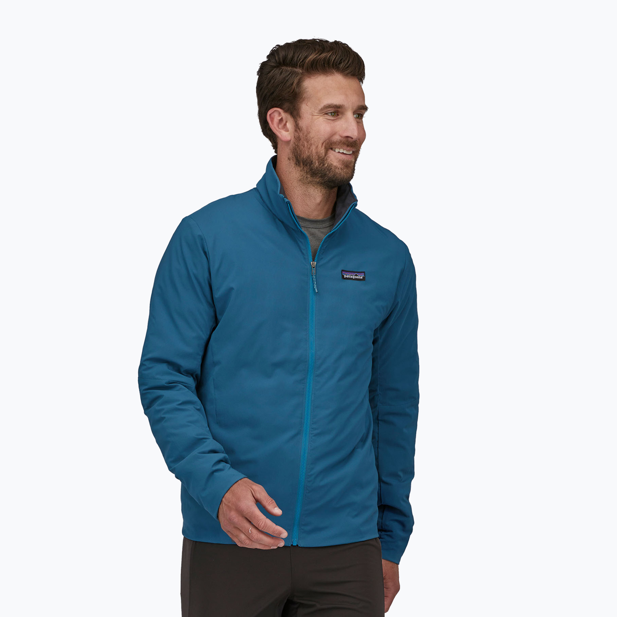 30%-kal olcsóbban.  Férfi Patagonia Thermal Airshed hibrid dzseki wavy blue. Méret: S