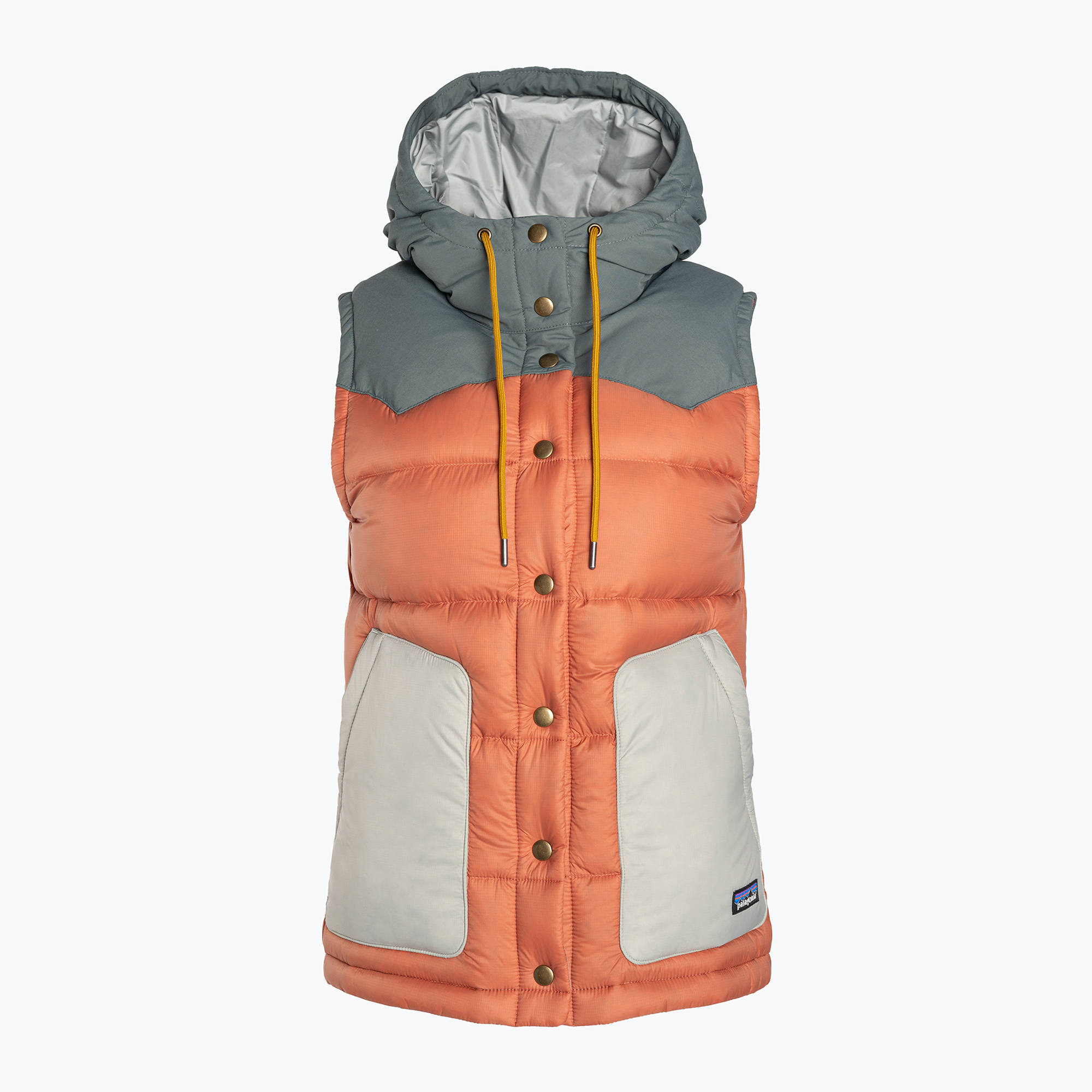 35%-kal olcsóbban.  Patagonia női ujjatlan Bivy kapucnis burl piros. Méret: L