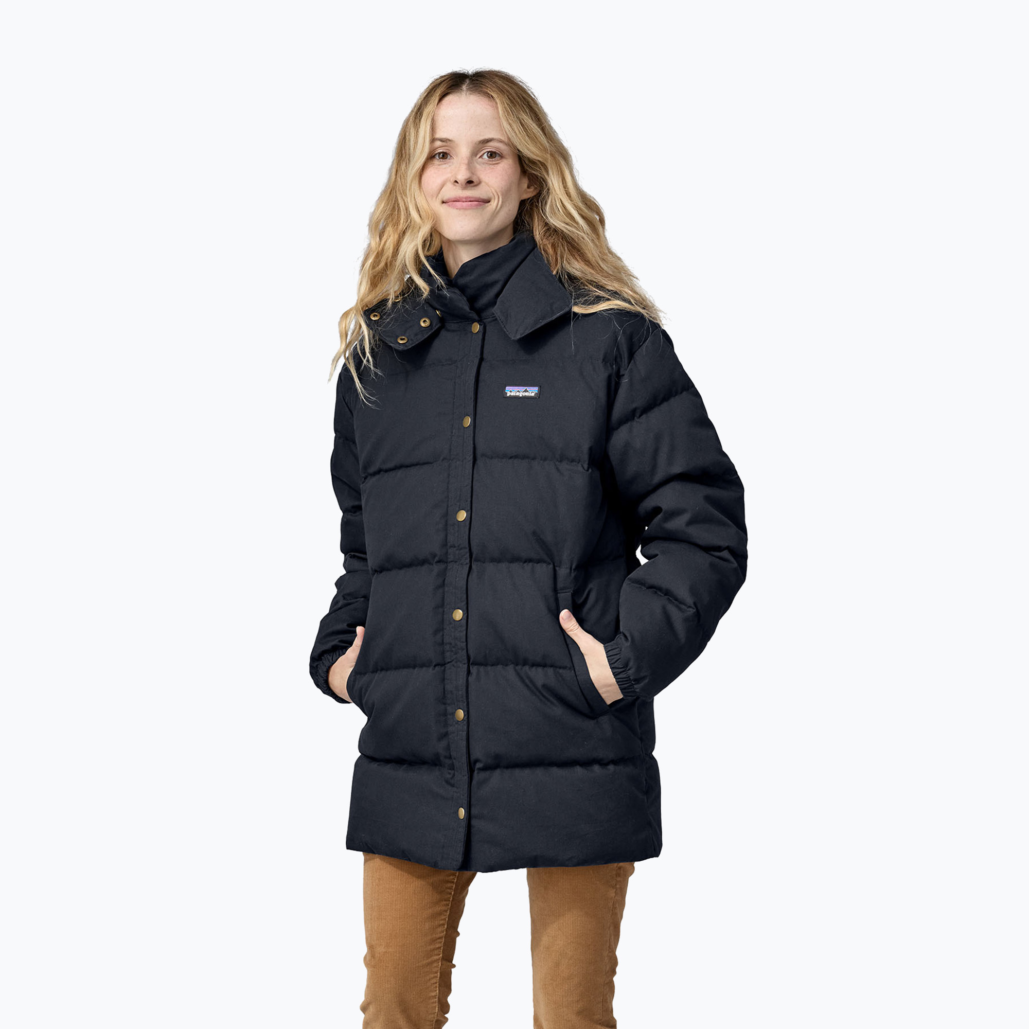 25%-kal olcsóbban.  Női pehelykabát Patagonia Cotton Down Parka pitch blue. Méret: XS