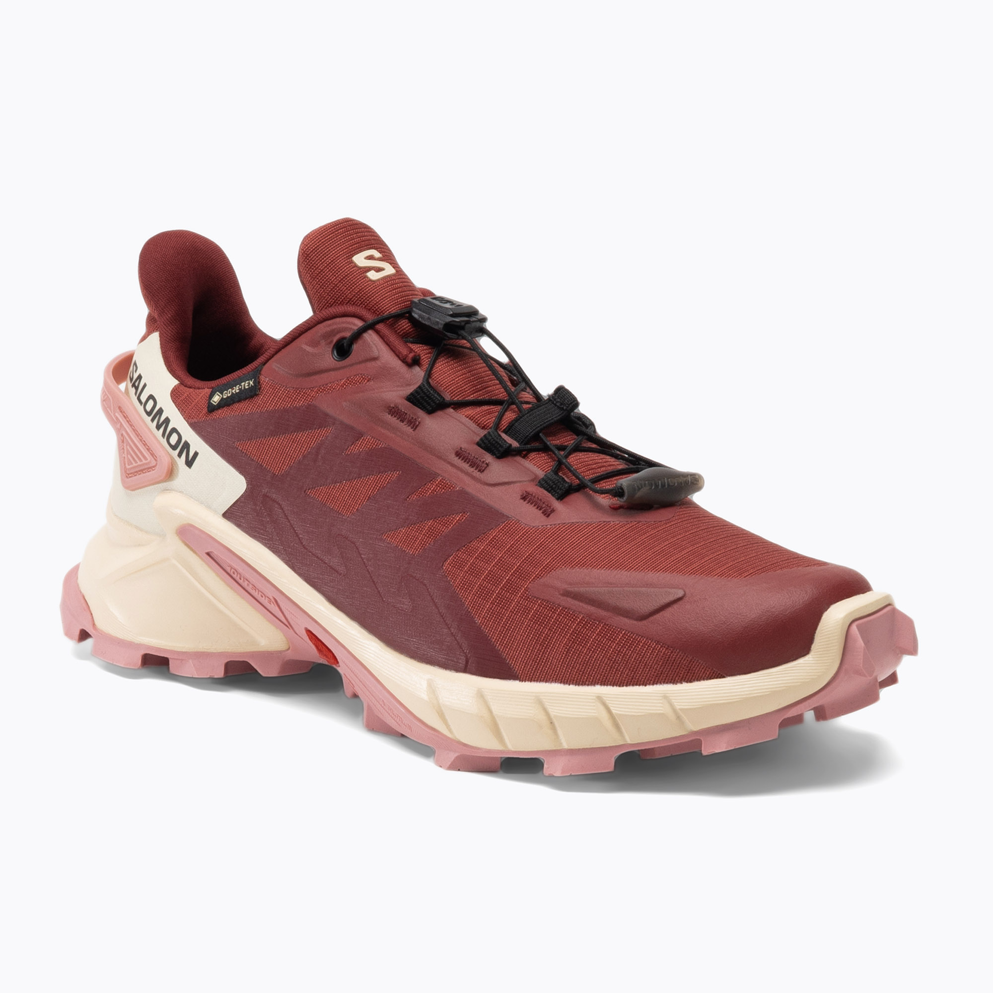 15%-kal olcsóbban.  Női futócipő Salomon Supercross 4 GTX tehénbőr/syrah/pirosító