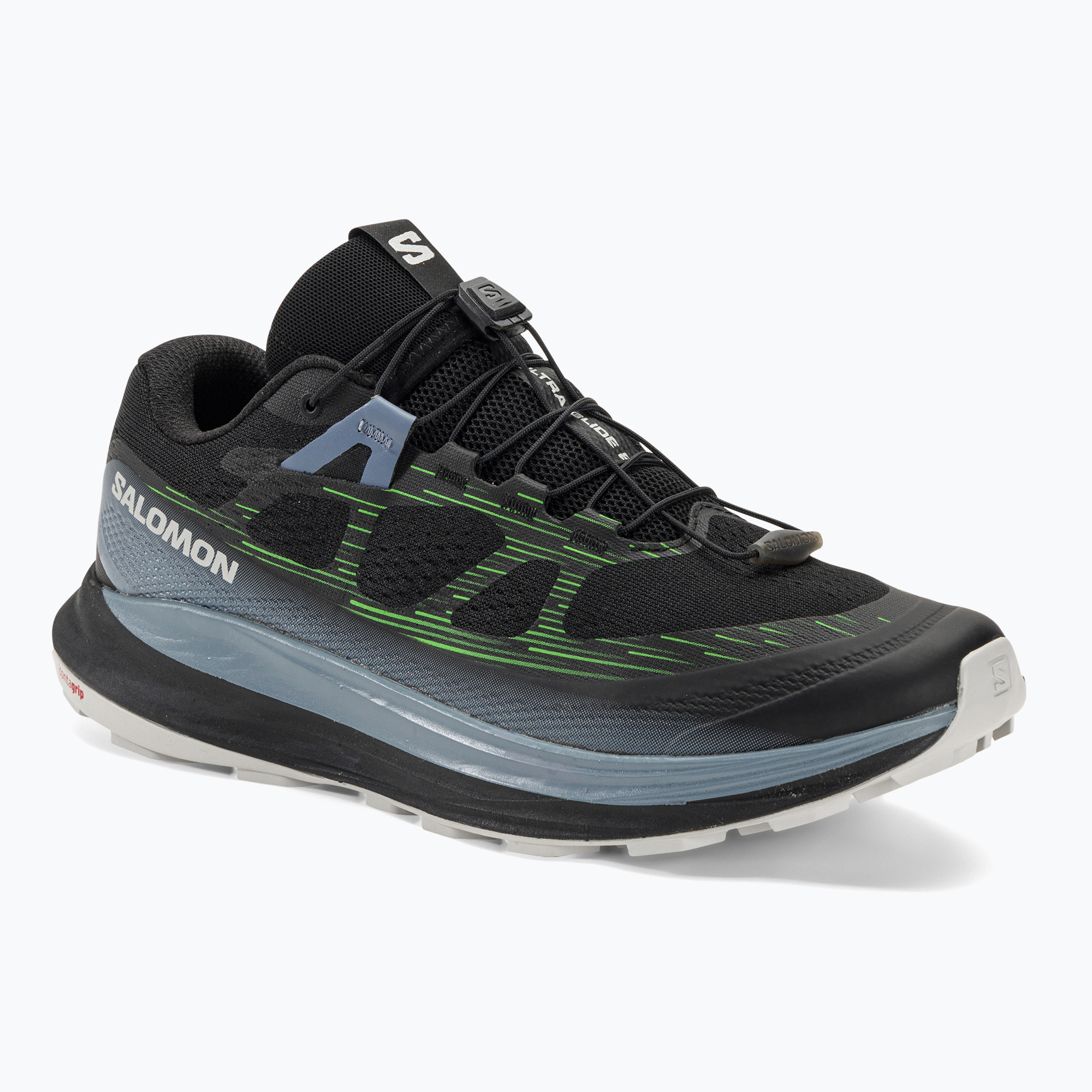 34%-kal olcsóbban.  Férfi futócipő Salomon Ultra Glide 2 fekete/flint stone/green gecko