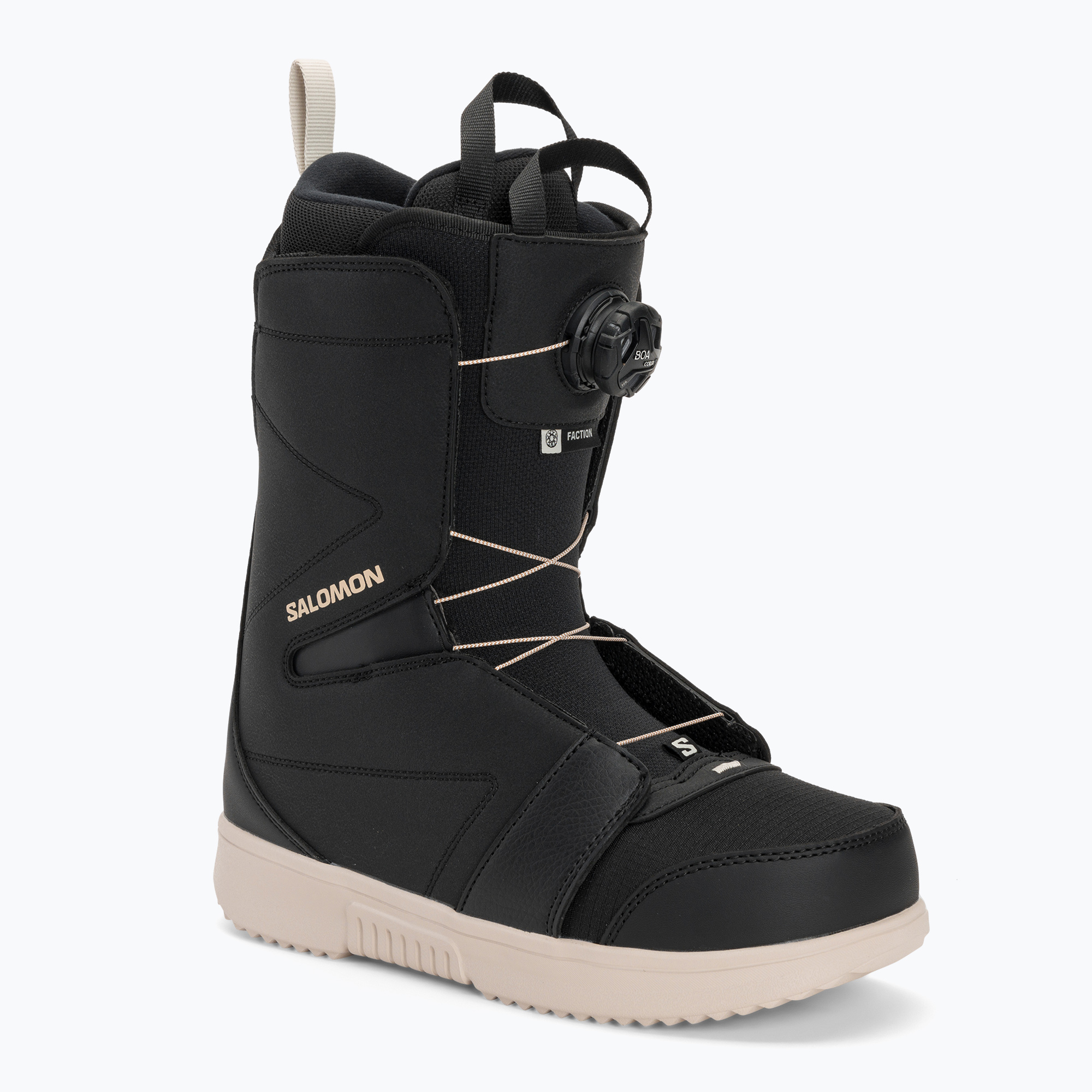 23%-kal olcsóbban.  Férfi snowboard bakancs Salomon Faction Boa fekete/fekete /rainy day. Méret: 29.5 cm
