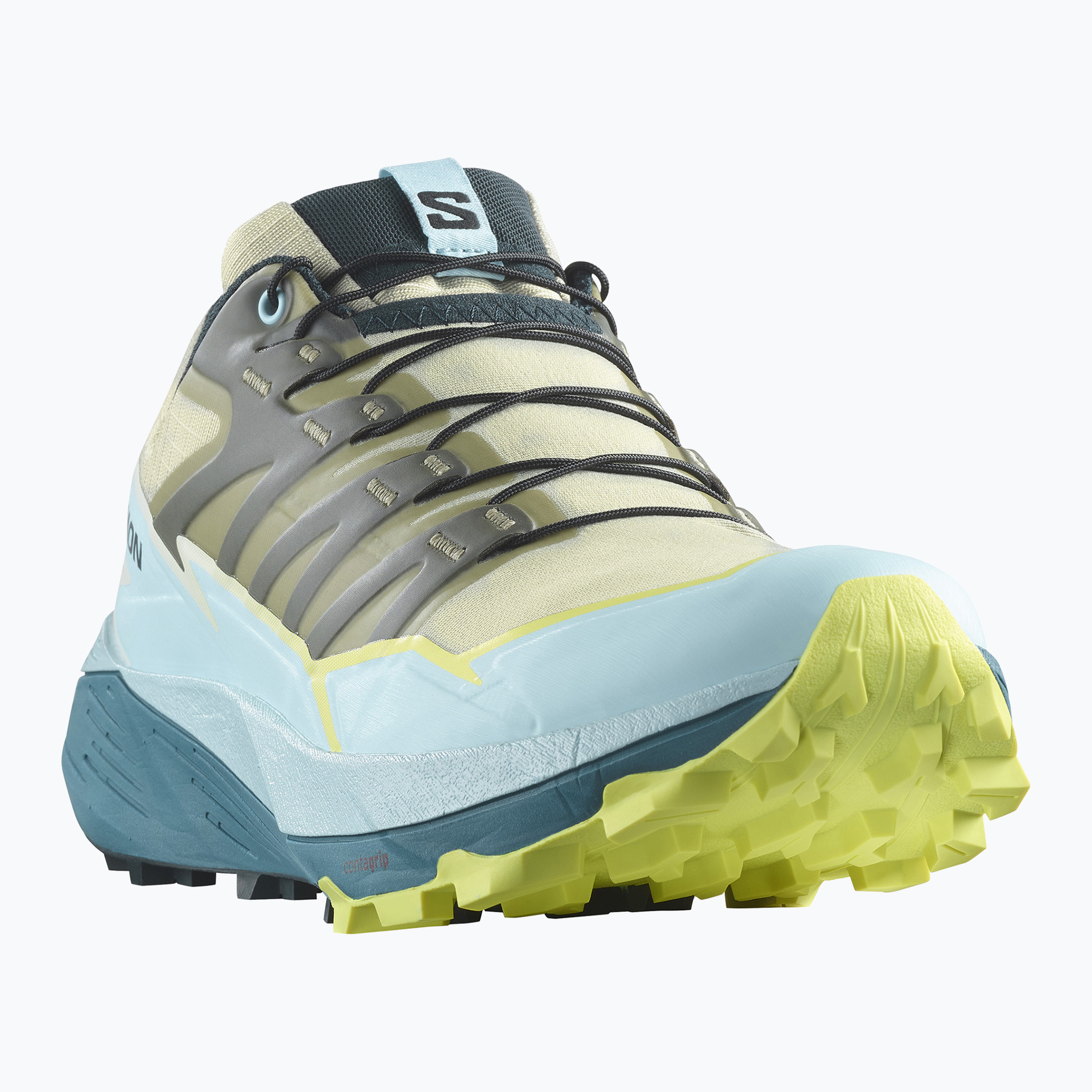 15%-kal olcsóbban.  női futócipő Salomon Thundercross alfalfa/tanager turquoise/sunny lime