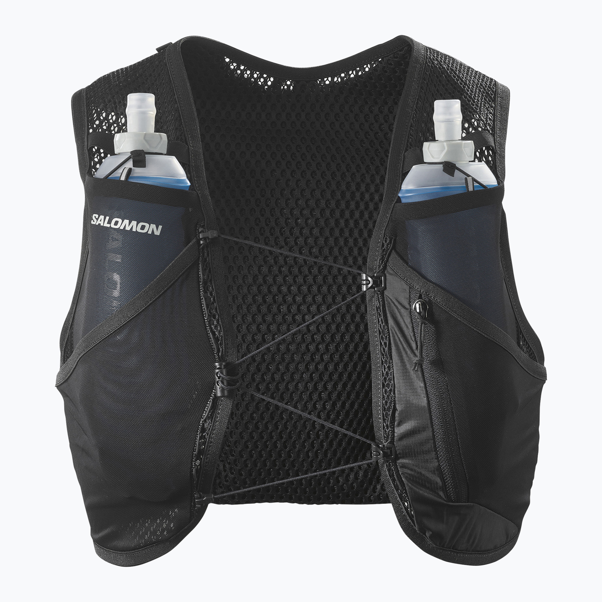 15%-kal olcsóbban.  futómellény Salomon Active Skin 4 set black/metal. Méret: M