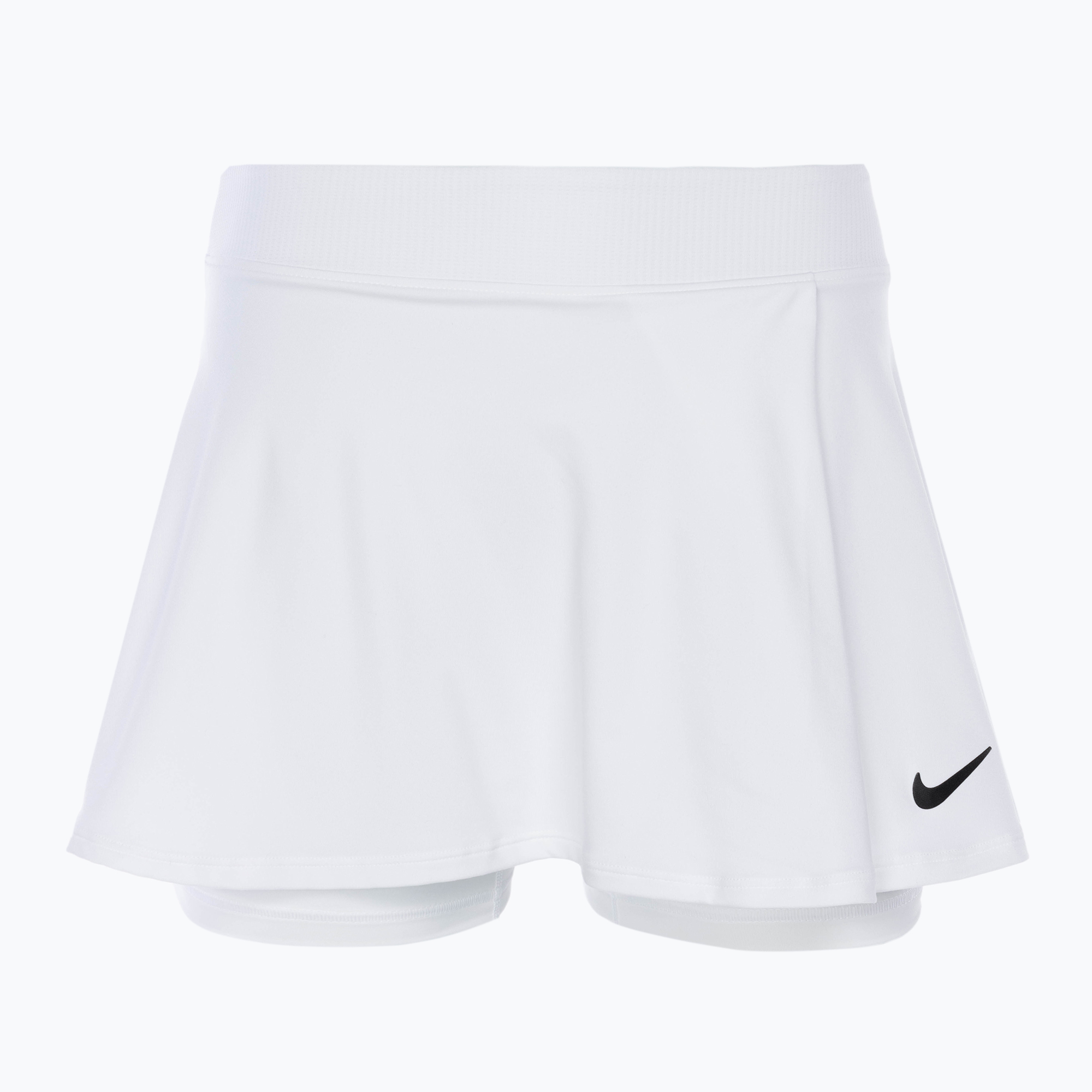 Nike Court Dri-Fit Victory teniszszoknya fehér/fekete. Méret: M