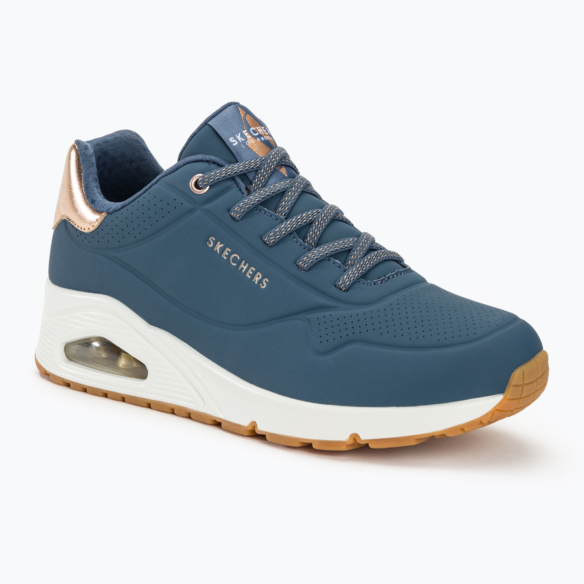 20%-kal olcsóbban.  női cipő SKECHERS Uno Shimmer Away navy