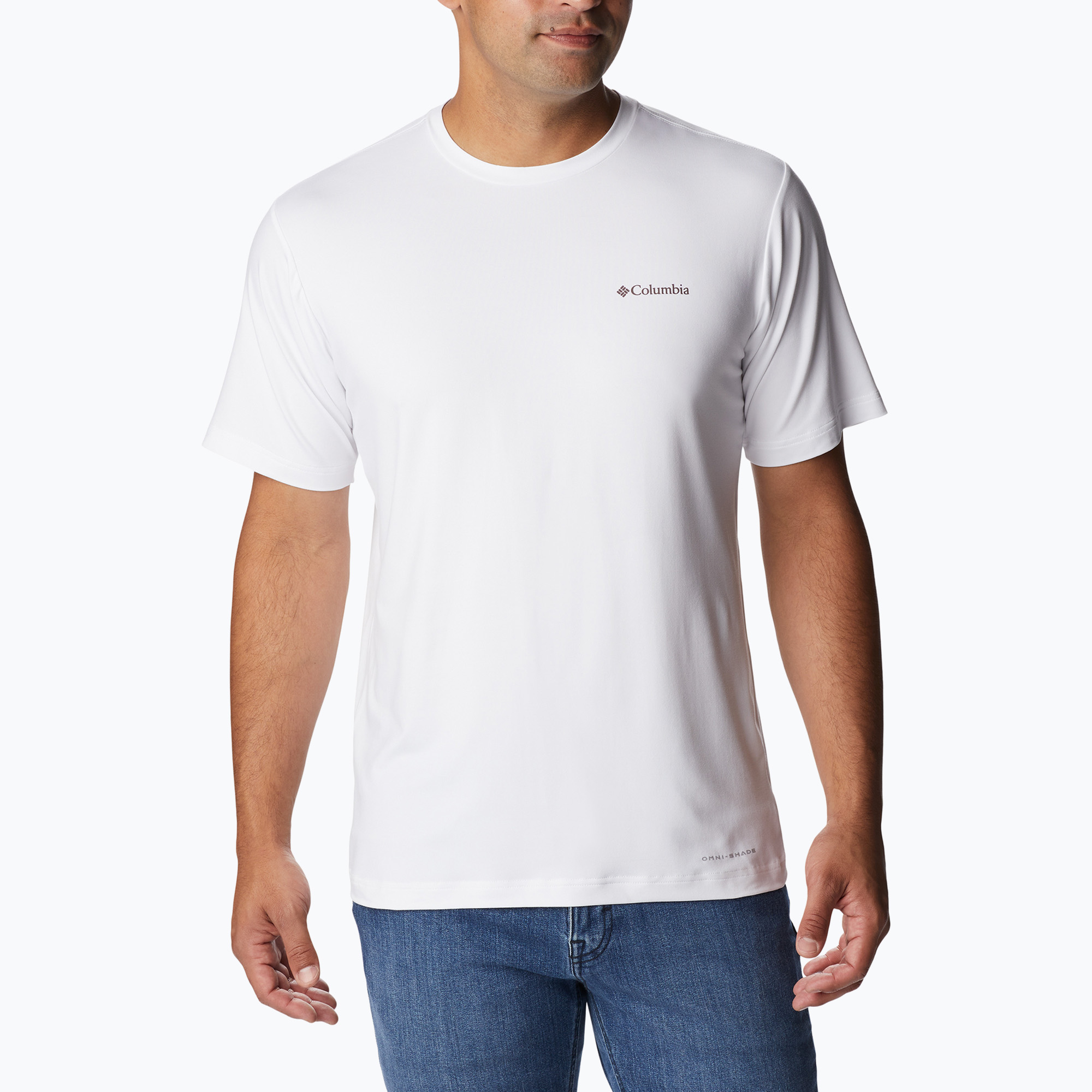 33%-kal olcsóbban.  Columbia Tech Trail Graphic férfi trekking póló fehér 1930802. Méret: S