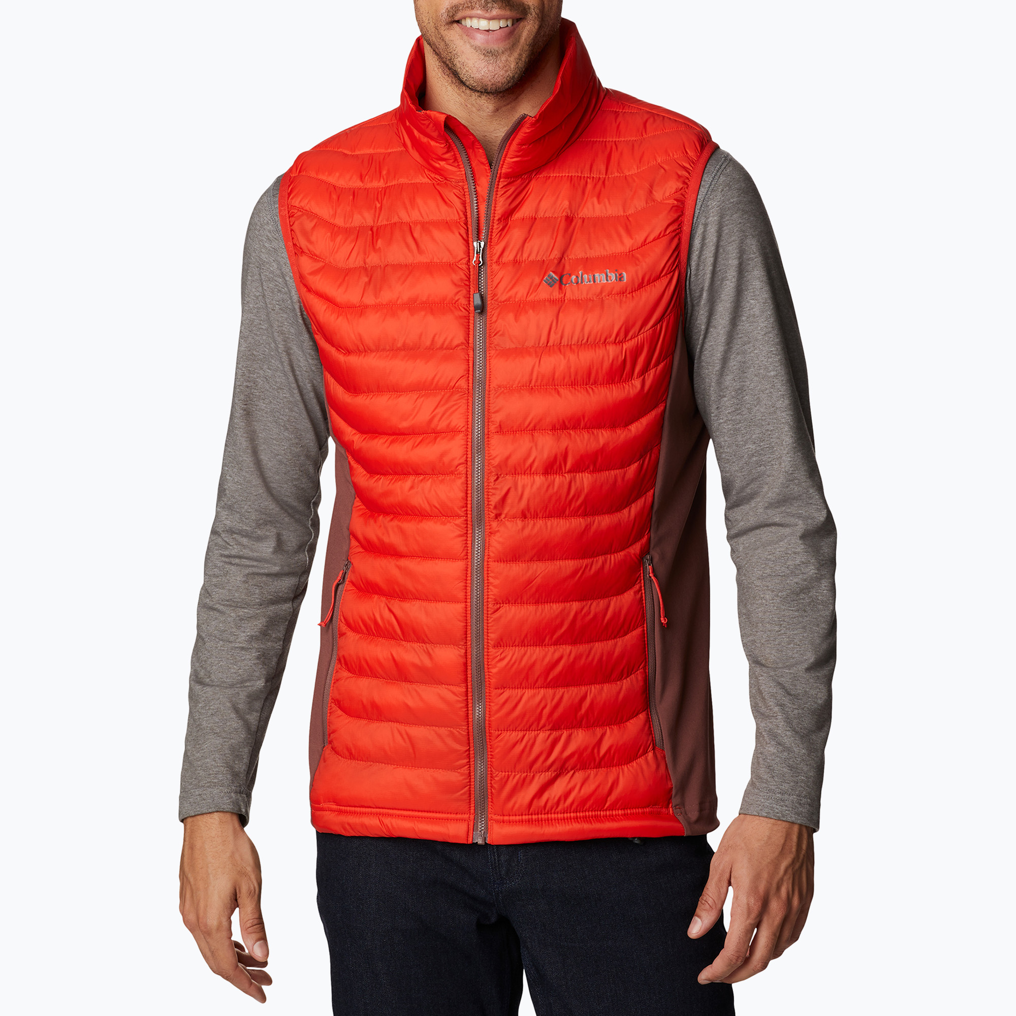 32%-kal olcsóbban.  Columbia Powder Pass férfi túrázó ujjatlan piros 1842414839. Méret: S