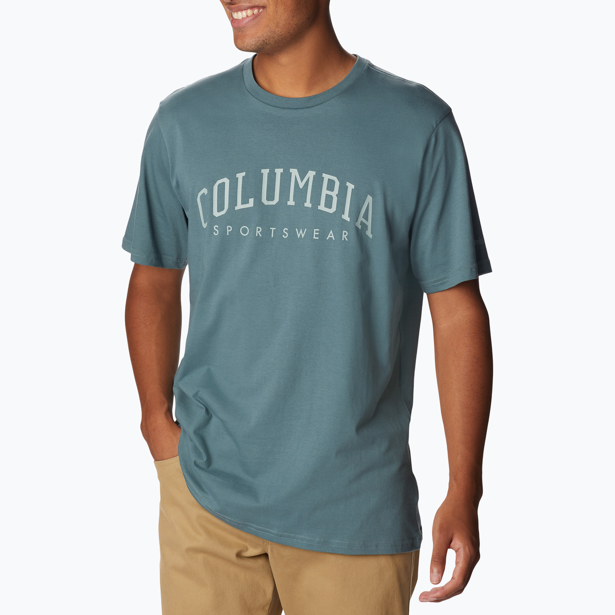 33%-kal olcsóbban.  Columbia Rockaway River Graphic férfi trekking ing zöld 2022181. Méret: S