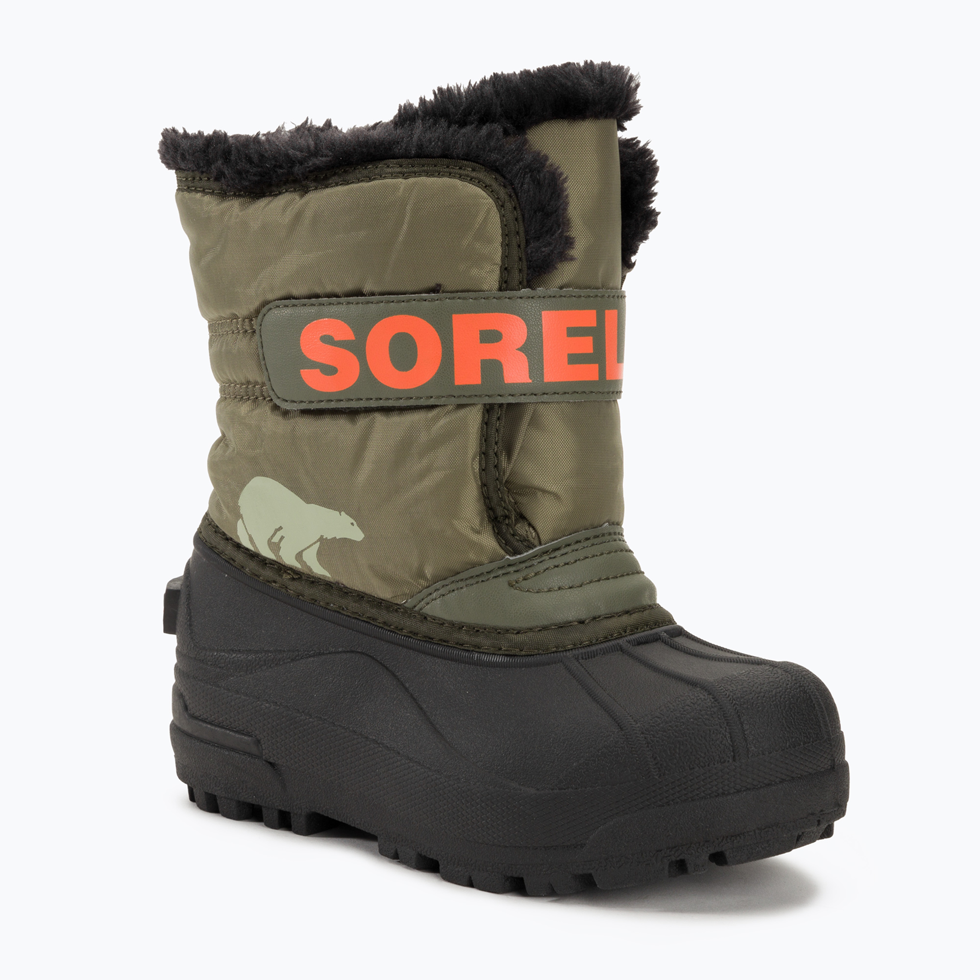 24%-kal olcsóbban.  Sorel Snow Commander junior hócipő kő zöld/alpine tundra. Méret: 30 (13 US)