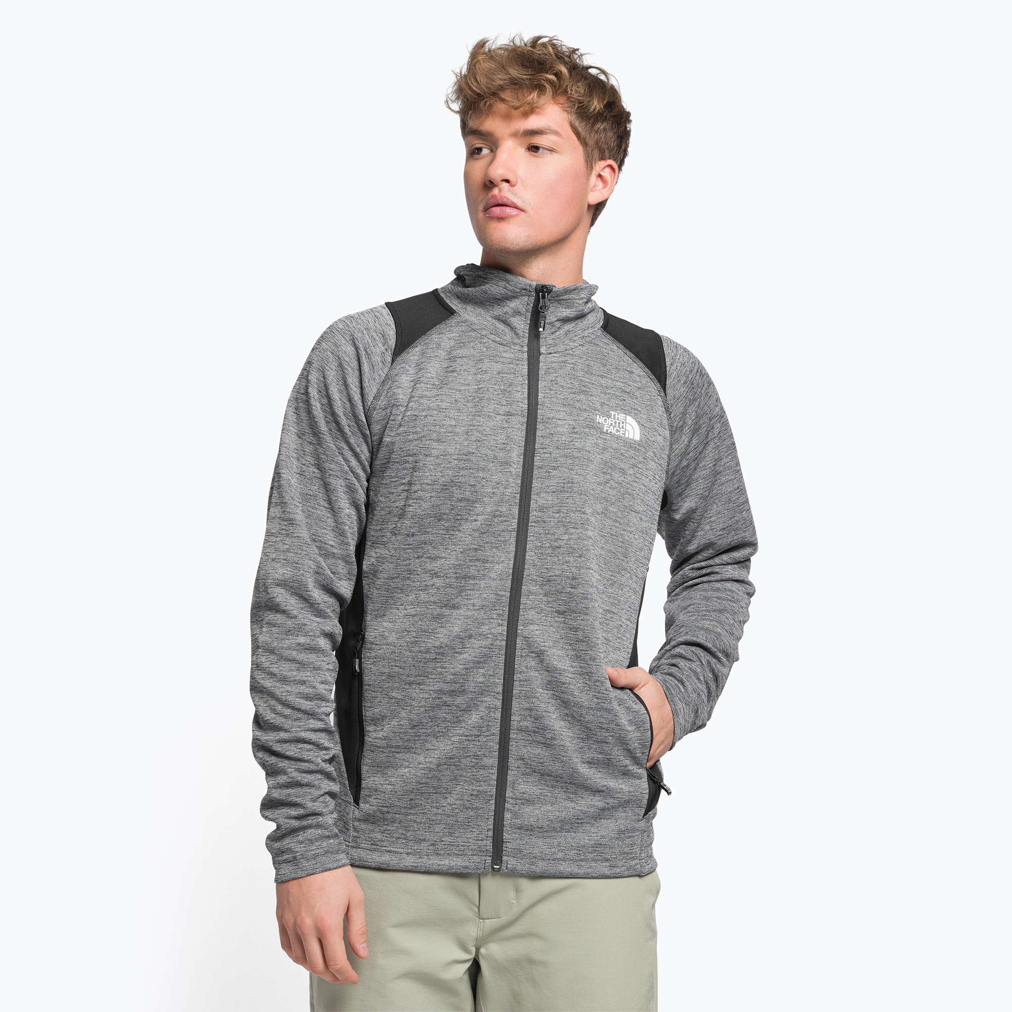 30%-kal olcsóbban.  Férfi trekking dzseki The North Face AO Midlayer FZ FZ szürke NF0A5IMFYLM1. Méret: S