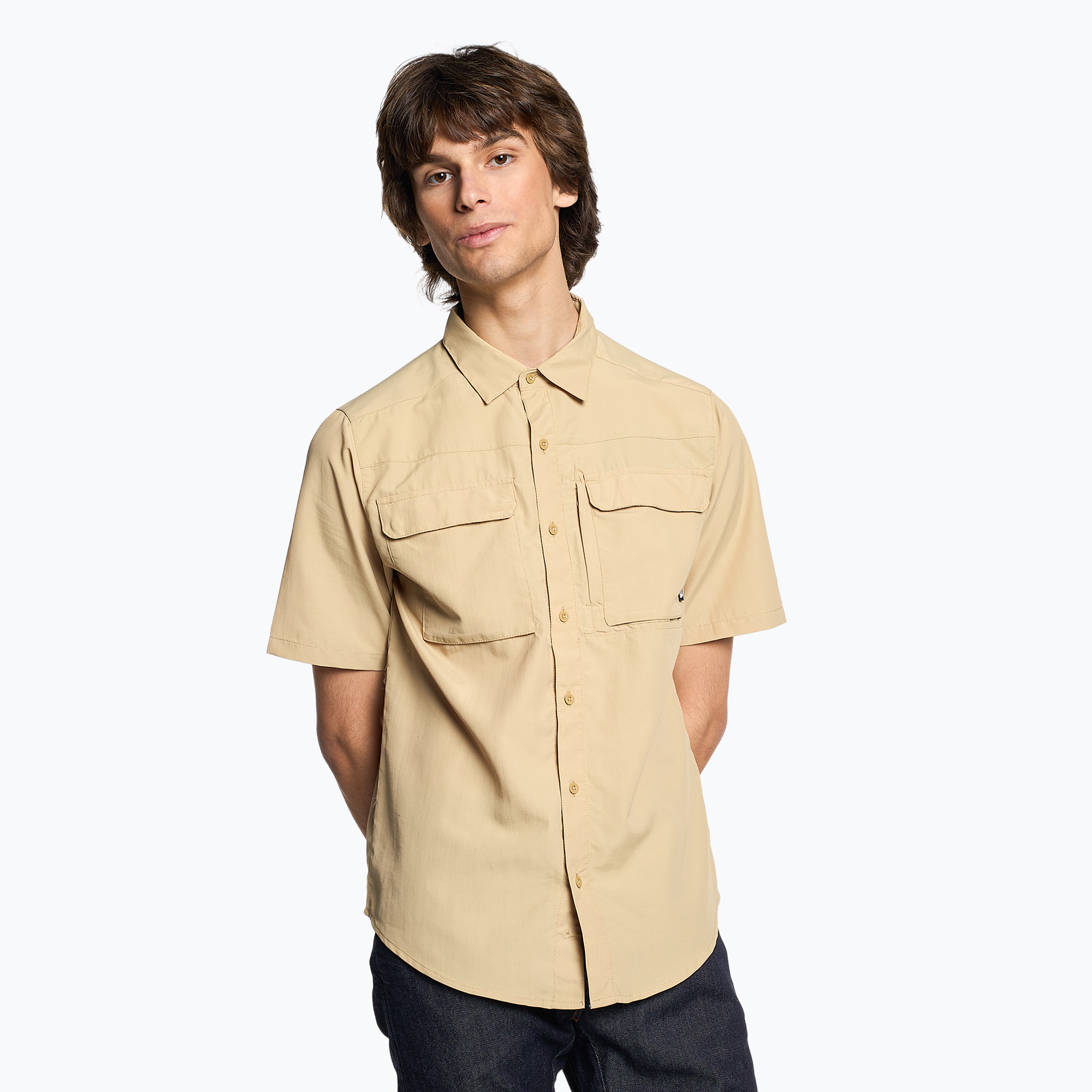 31%-kal olcsóbban.  Férfi túraing The North Face Sequoia SS bézs NF0A4T19LK51. Méret: S