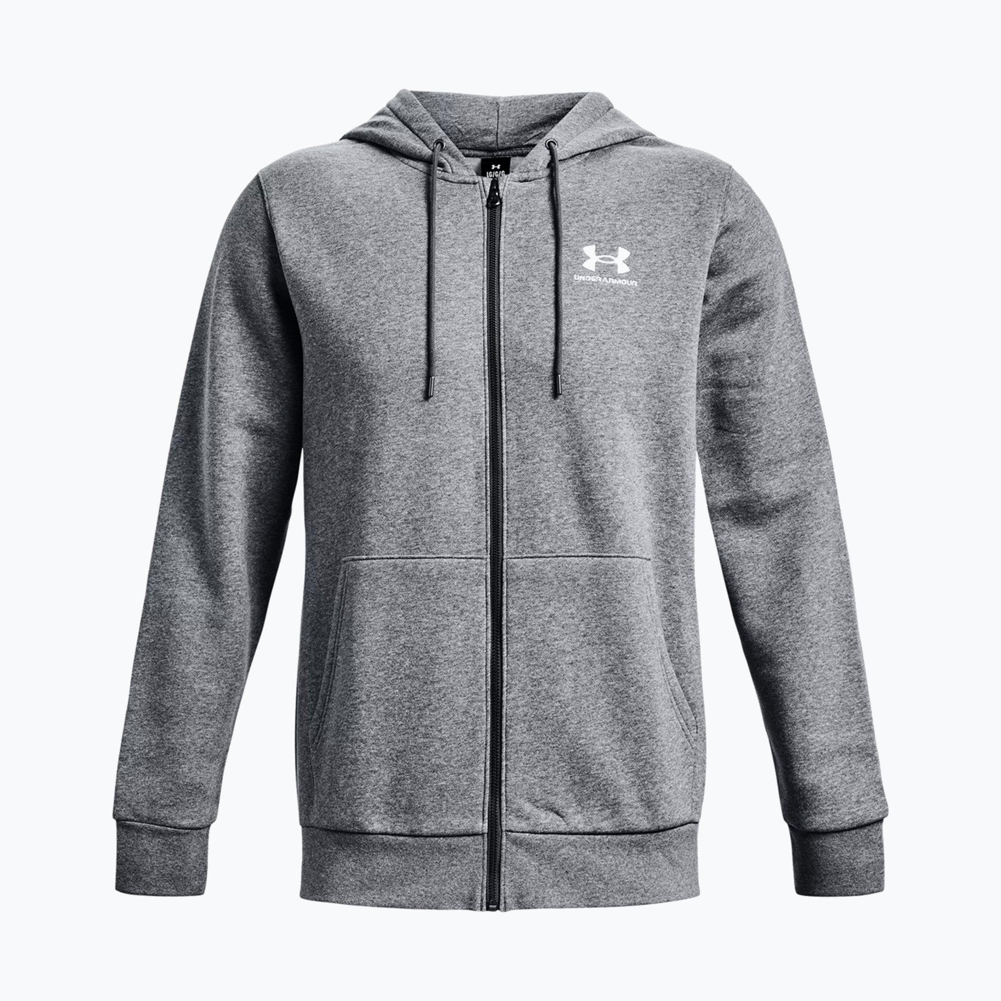 36%-kal olcsóbban.  Férfi Under Armour Essential Fleece teljes cipzáras kapucnis edzőfelső szürke 1373881. Méret: S
