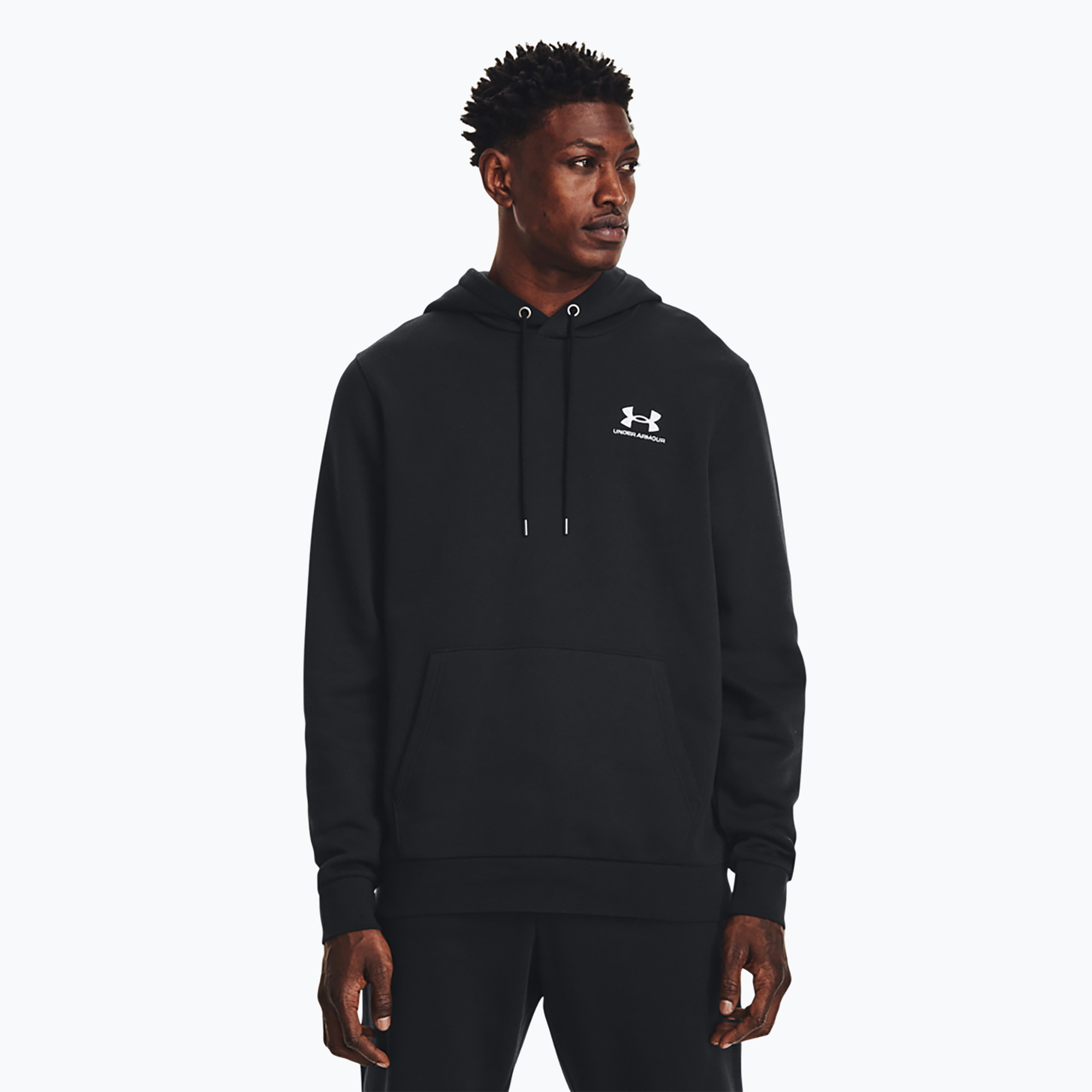20%-kal olcsóbban.  Férfi melegítőfelső Under Armour Essential Fleece Hoodie black/white. Méret: M