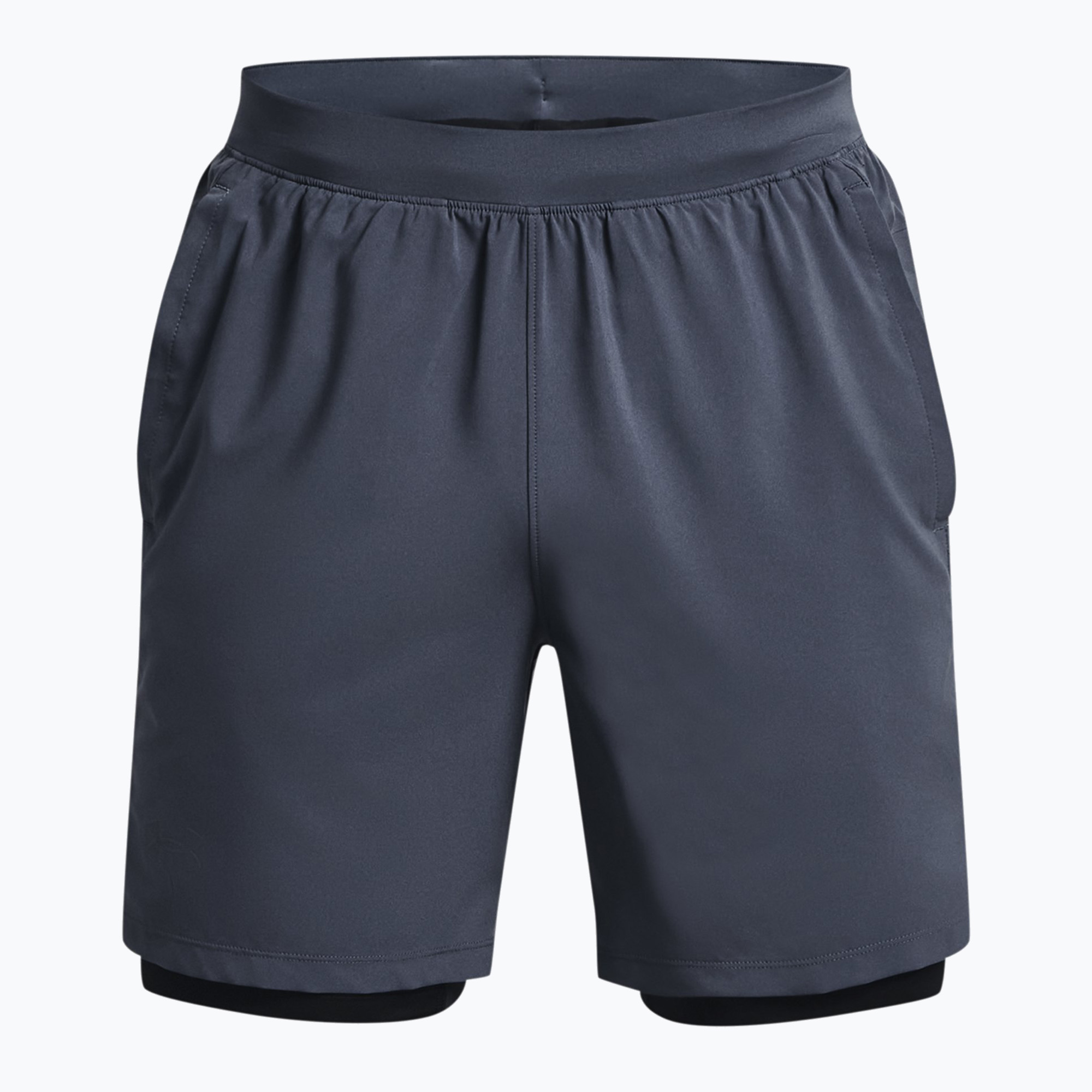 30%-kal olcsóbban.  Under Armour Launch Sw 7'' 2N1 szürke férfi futónadrág 1361497-044. Méret: S